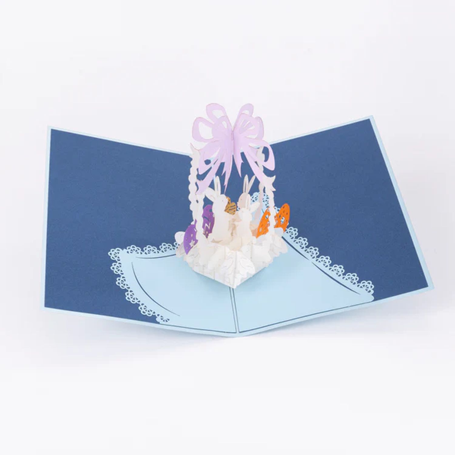 Roses without Thorns: Pop-Up Card – Bunny and Egg Product Image 2 of 3