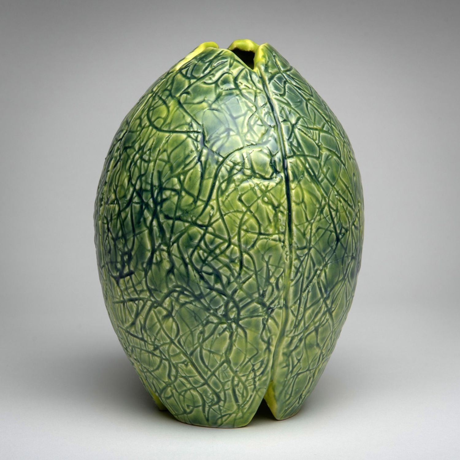 Arlene Kushnir: Green Chartreuse Vase Product Image 1 of 2