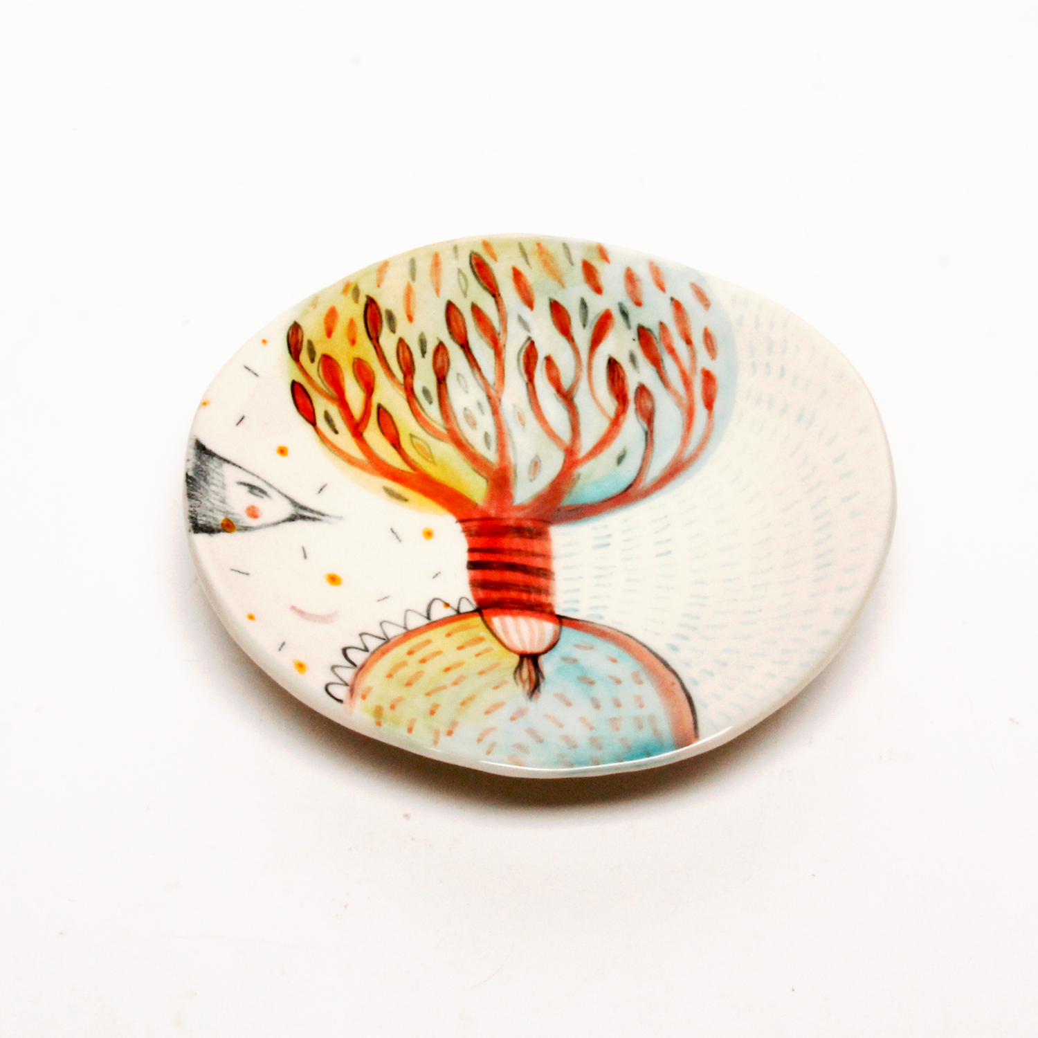 Maria Moldovan: Plate With Tree Product Image 2 of 4
