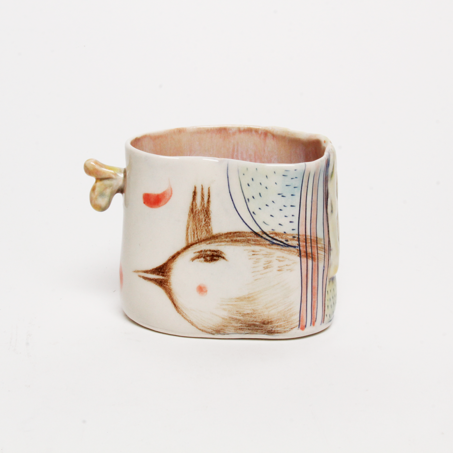 Maria Moldovan: Vase With Bird Design Product Image 3 of 5