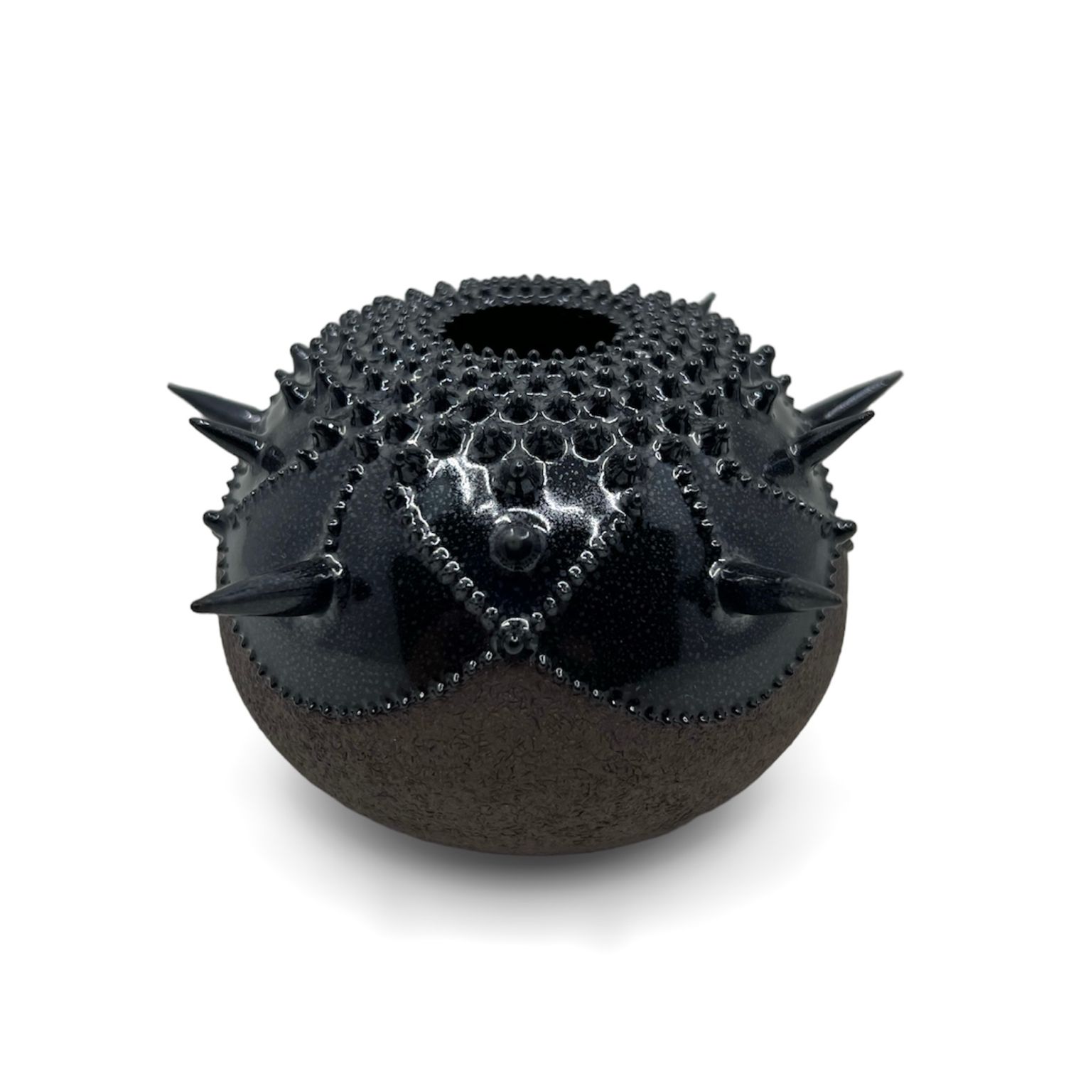 Zara Gardner: Black Urchin Sculpture with Spikes Product Image 3 of 4