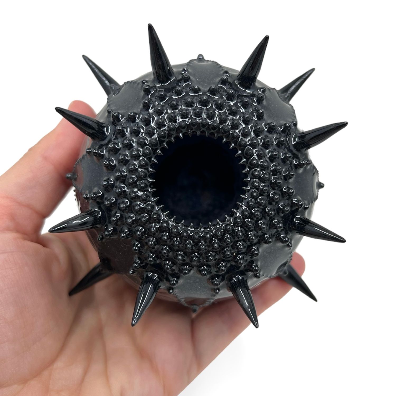 Zara Gardner: Black Urchin Sculpture with Spikes Product Image 4 of 4