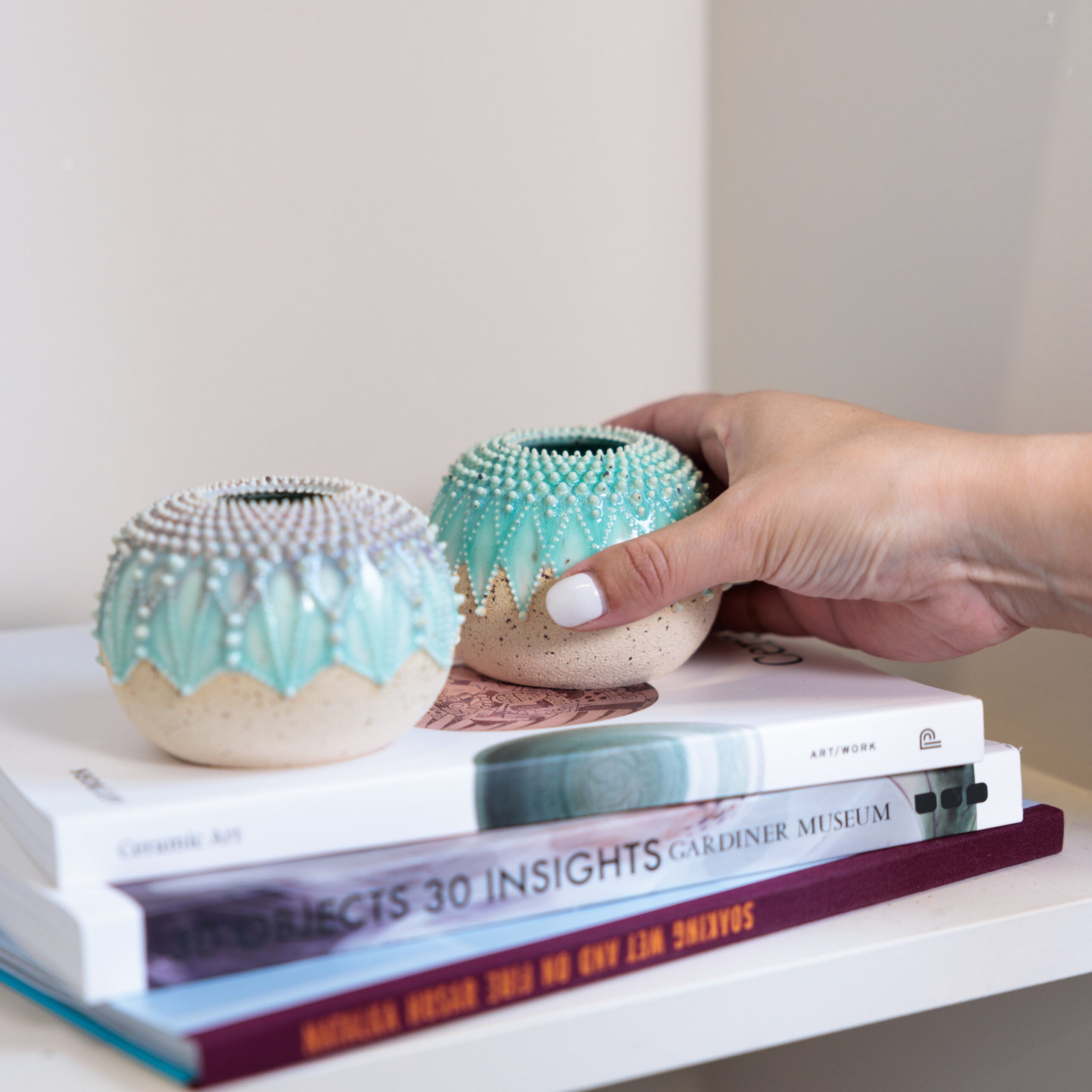 Zara Gardner: Turquoise Urchin Sculpture Product Image 2 of 5