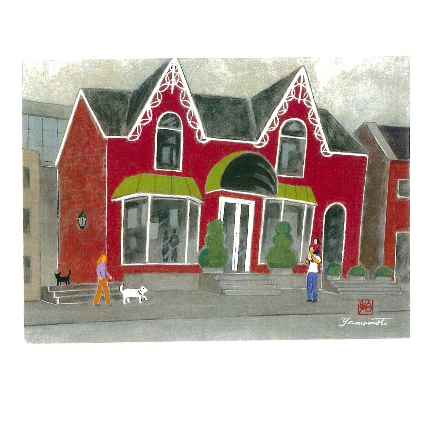 Hiroshi Yamamoto: Red Brick Card Product Image 1 of 1