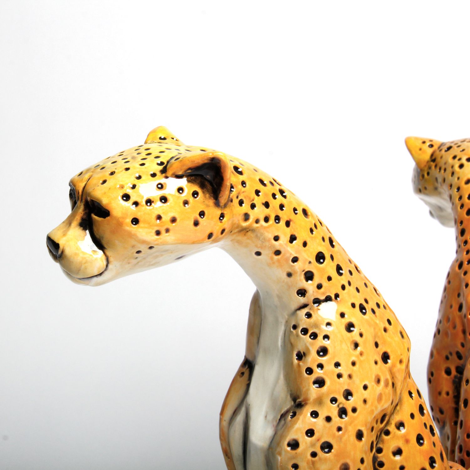 DaNisha Sculpture: Triple Cheetah Bowl Product Image 6 of 7