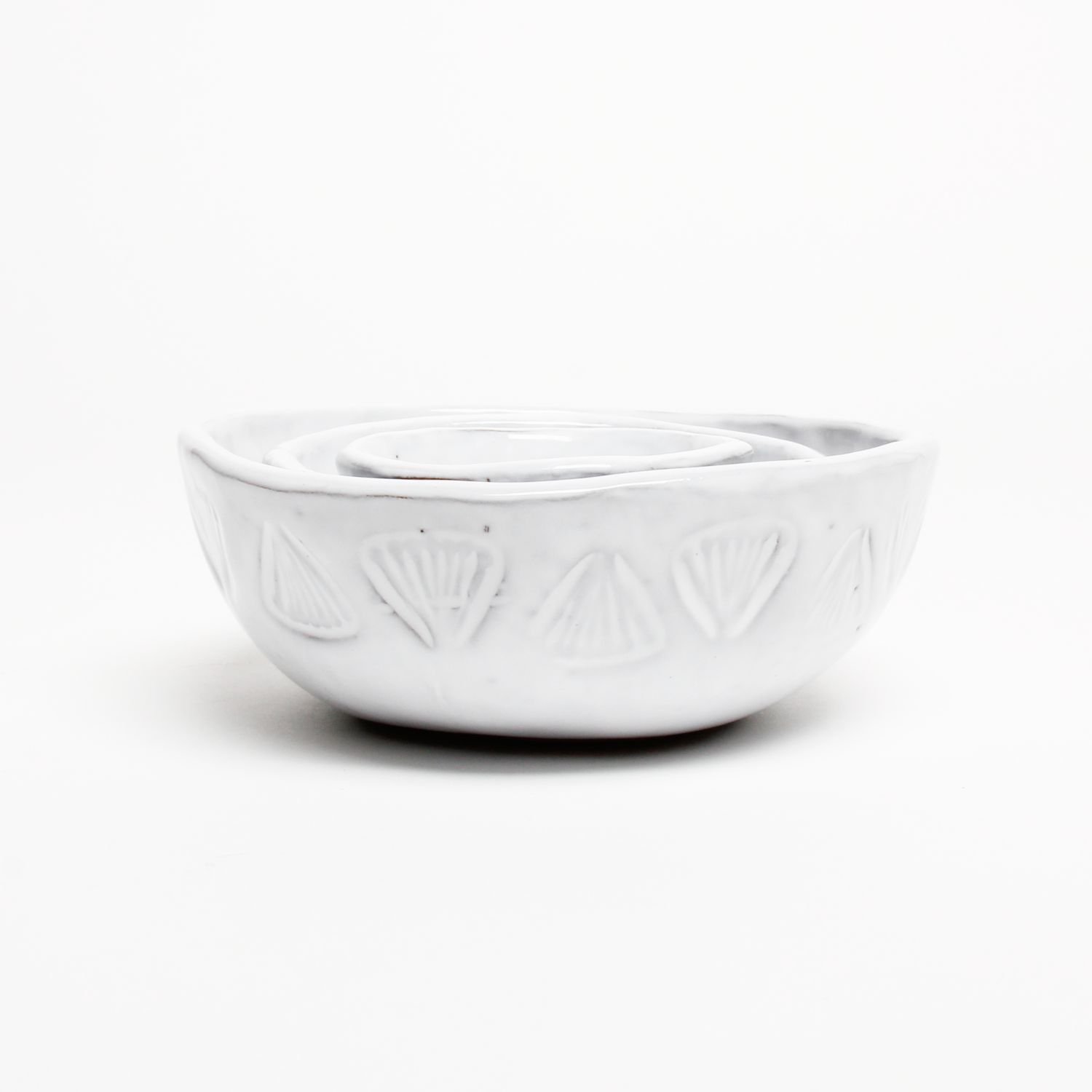 Jacquie Blondin: Nesting Bowl with Carved X Design (Set of 3) Product Image 4 of 4