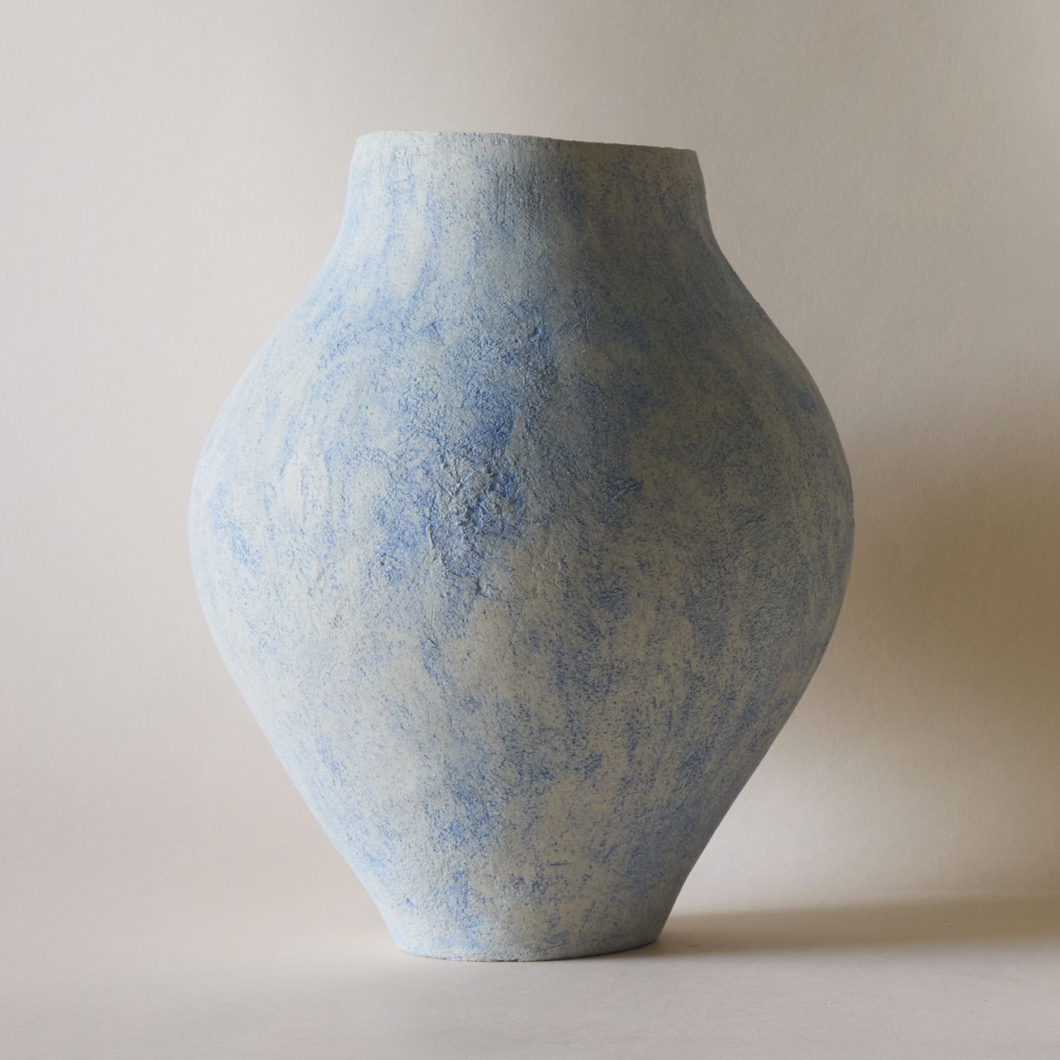 Mélina Schoenborn: Blue and White Vase Product Image 1 of 2