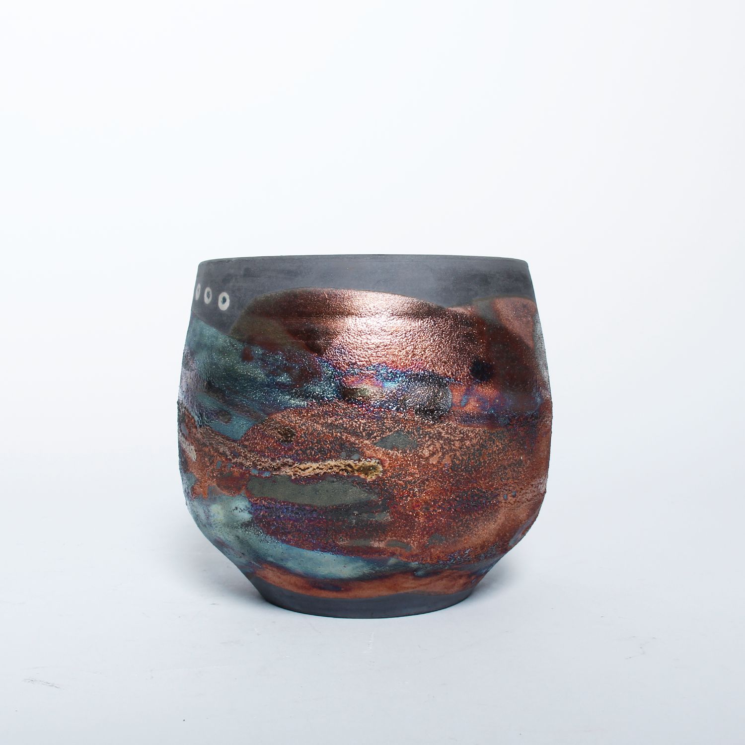 Shu-Chen Cheng: Small Raku Vase (Each sold separately) Product Image 4 of 7