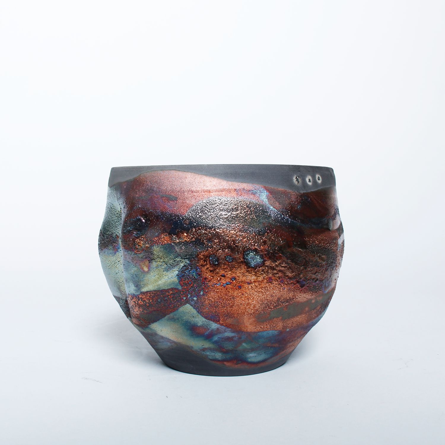 Shu-Chen Cheng: Small Raku Vase (Each sold separately) Product Image 5 of 7