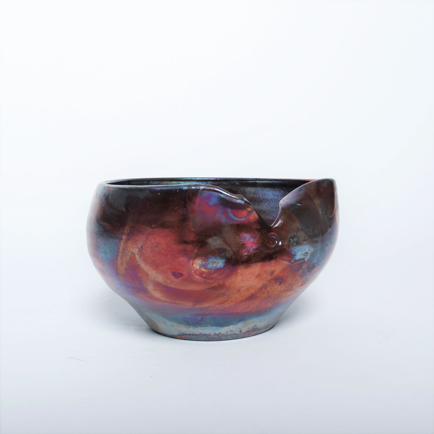 Shu-Chen Cheng: Small Raku Vase (Each sold separately) Product Image 6 of 7