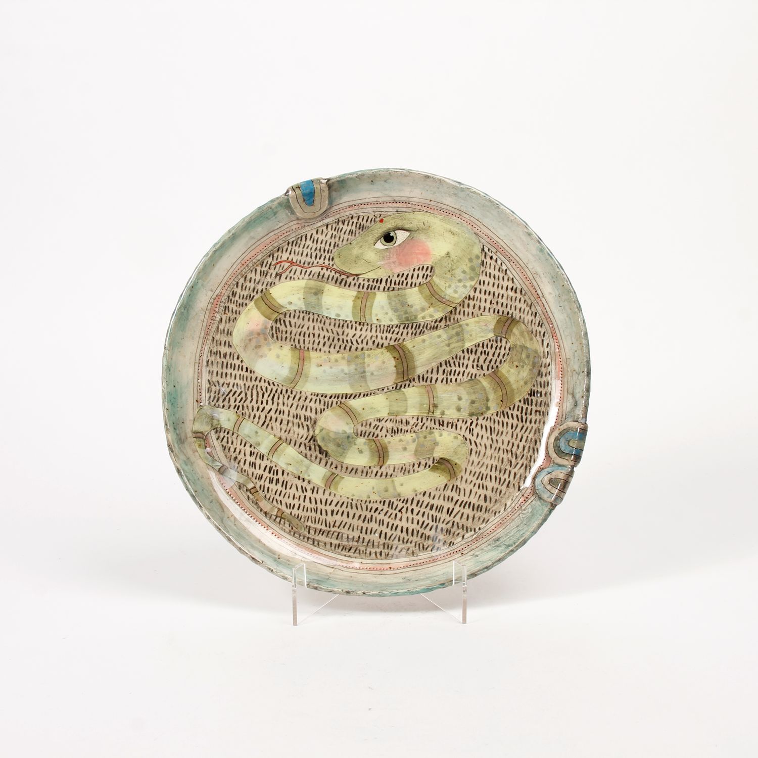 Eekta Trienekens: Green Snake Plate 2 Product Image 1 of 1