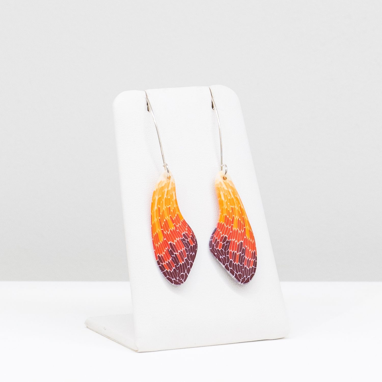 Wanda Shum: Red Dragonfly Wing Earrings Product Image 1 of 2