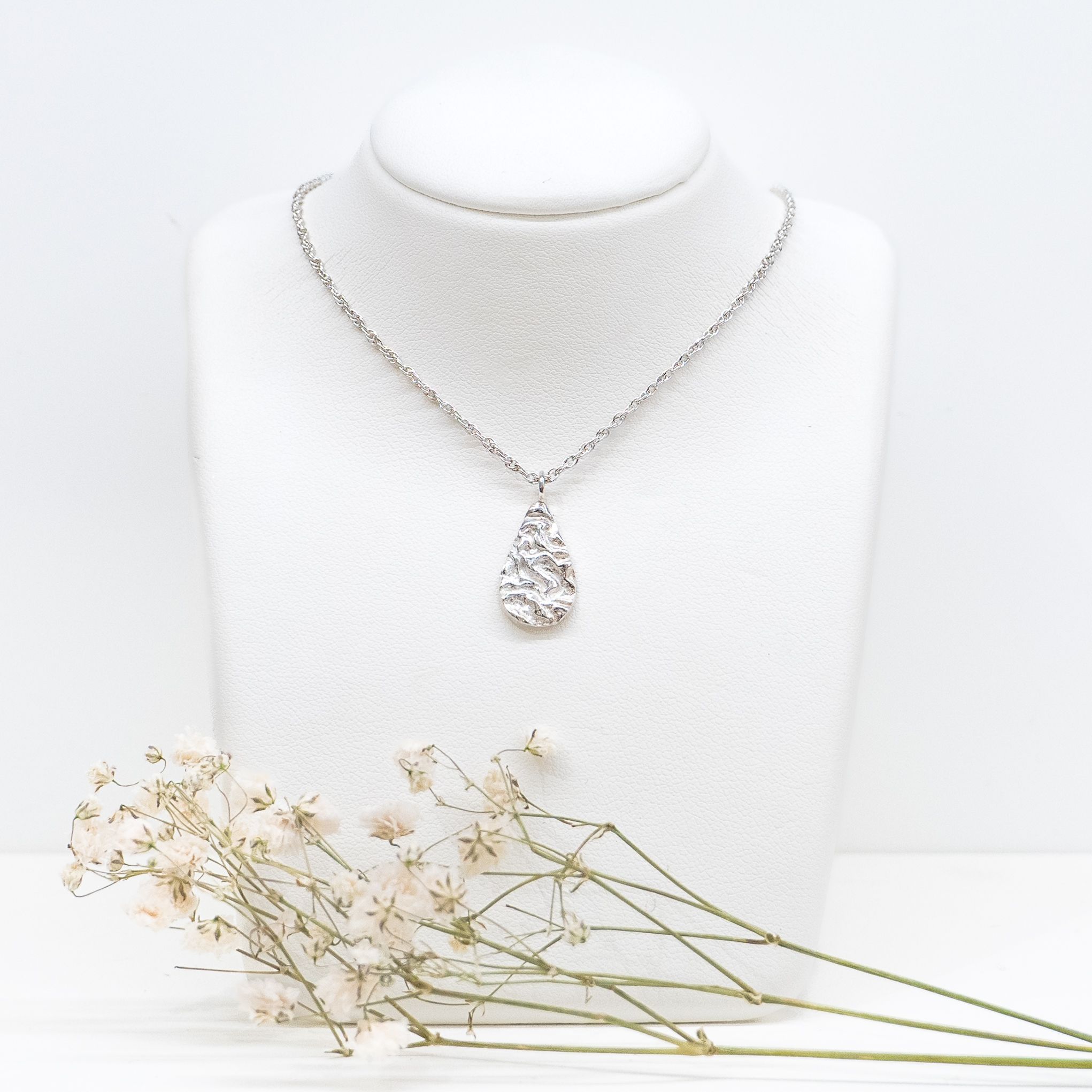 Swallow Jewellery: Seaweed Imprint Necklace Product Image 1 of 1