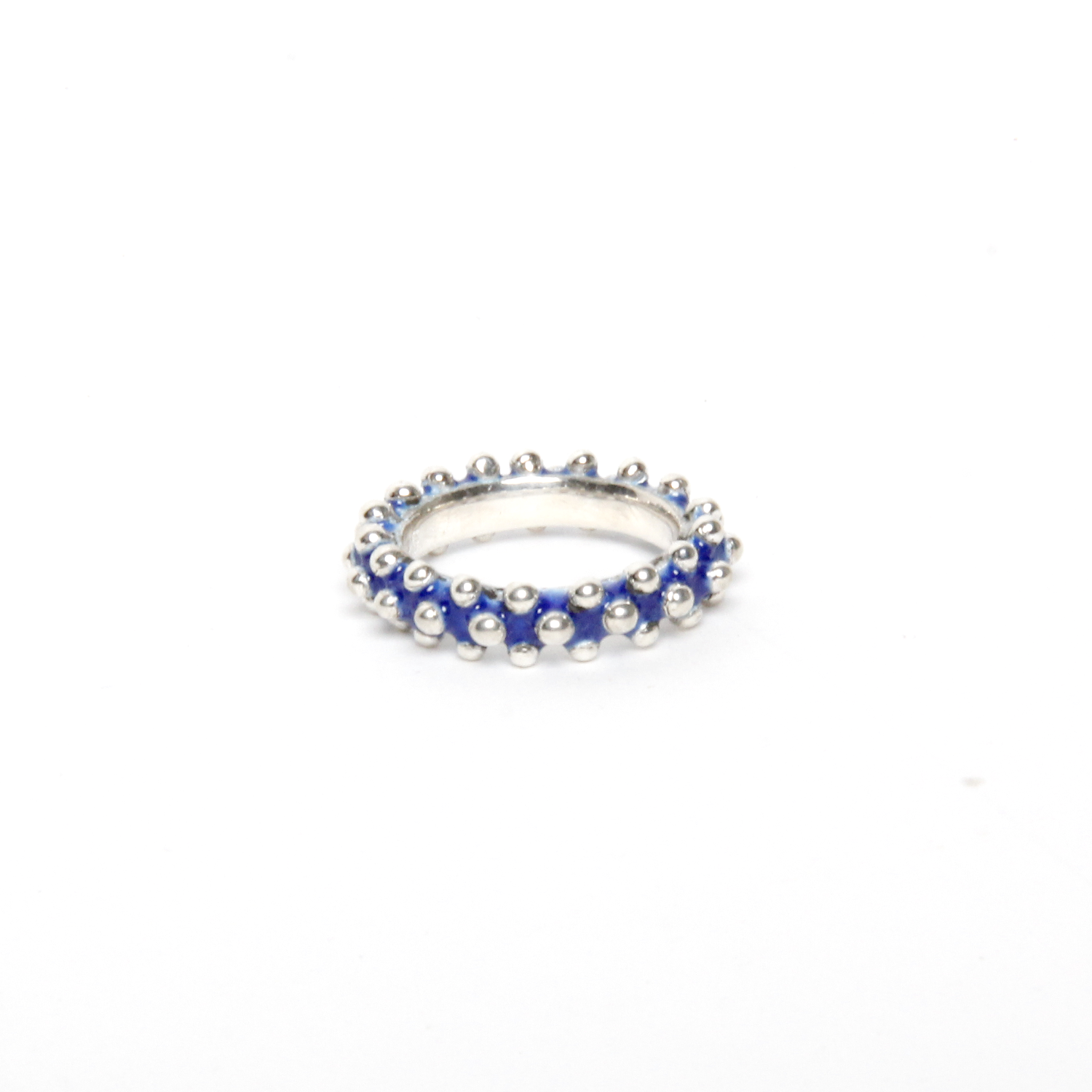 Cinelli Maillet: Blowfish Eternity Ring in Blue Product Image 3 of 3