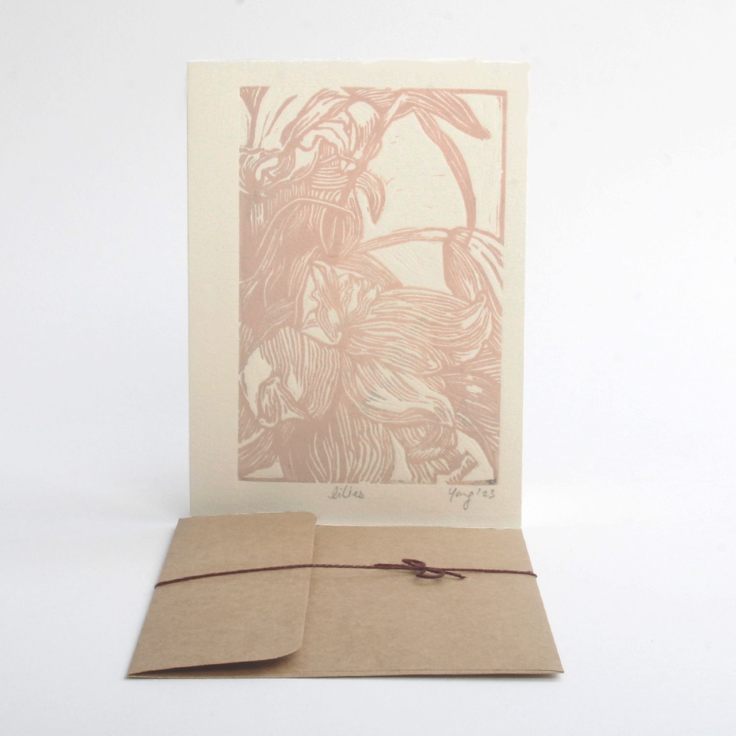 Jing Han Yang: Lilies card Product Image 1 of 1