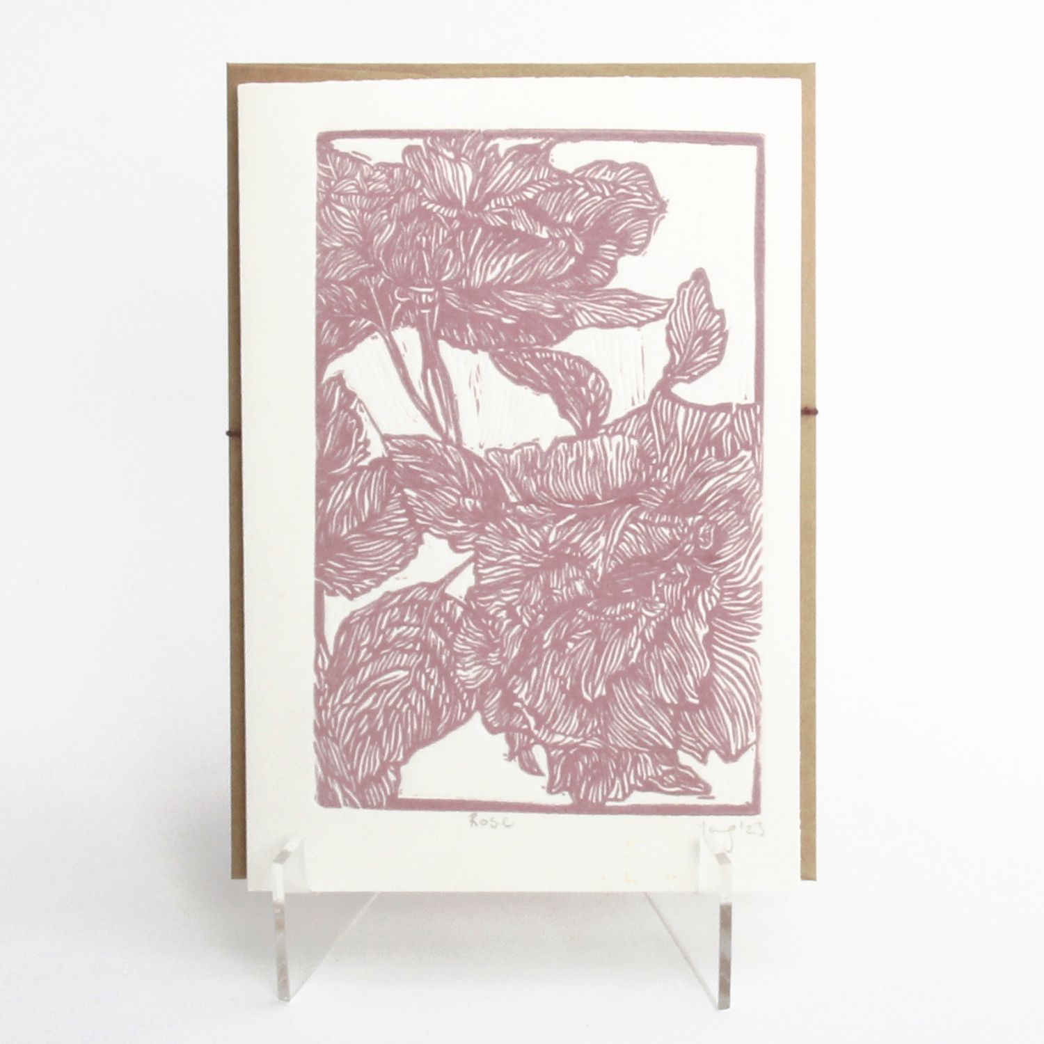 Jing Han Yang: Rose card Product Image 1 of 2