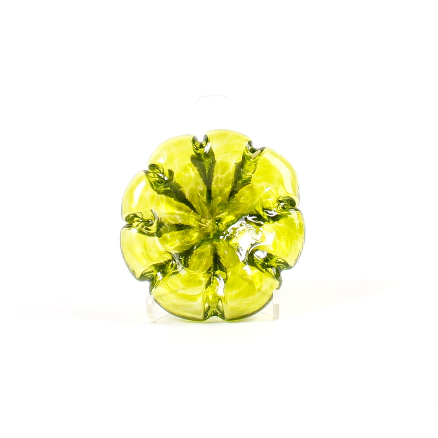 Nadira Narine: Green Medium Shallow Bowl Product Image 1 of 2