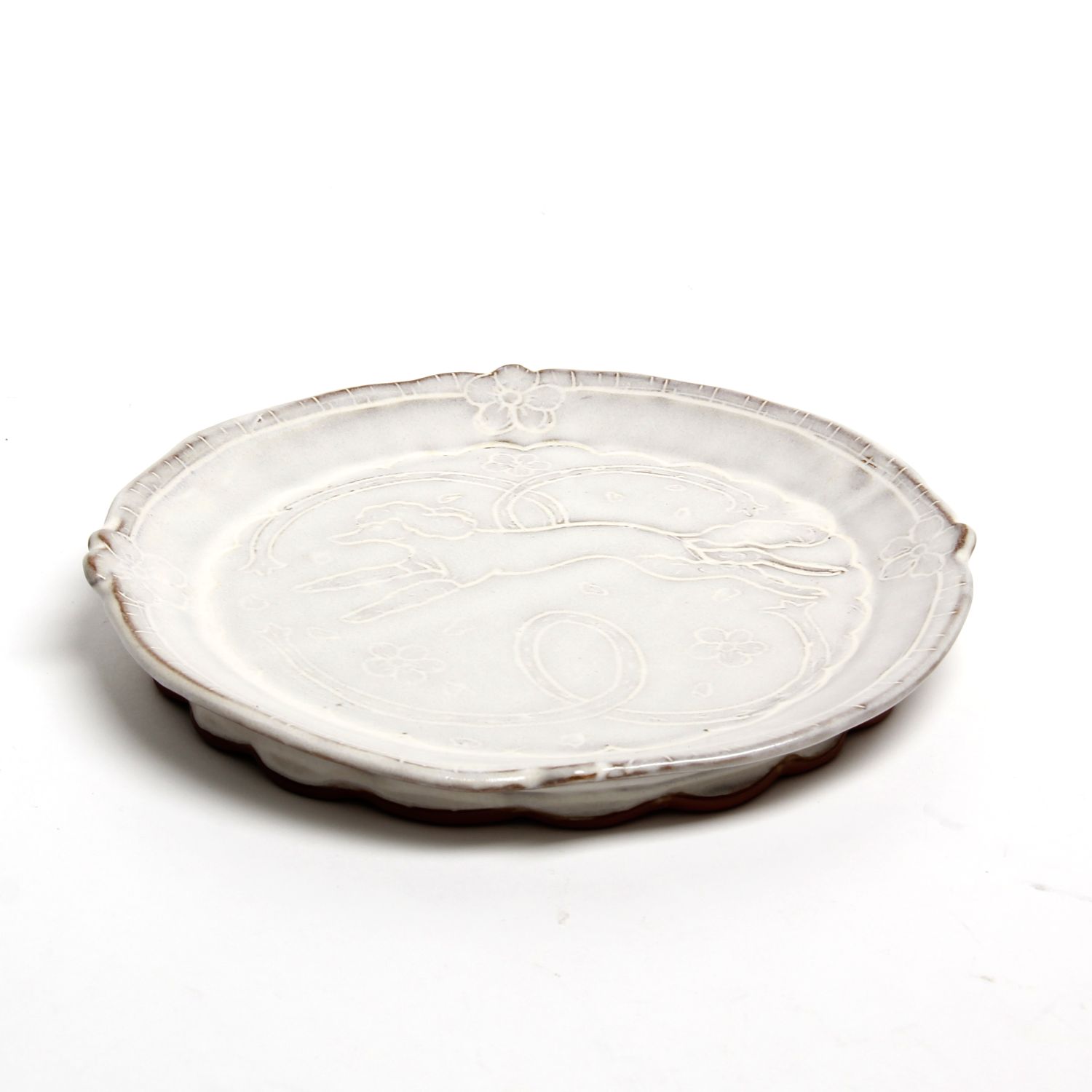 Zoe Pinnell: Small White Poodle Plate Product Image 3 of 3
