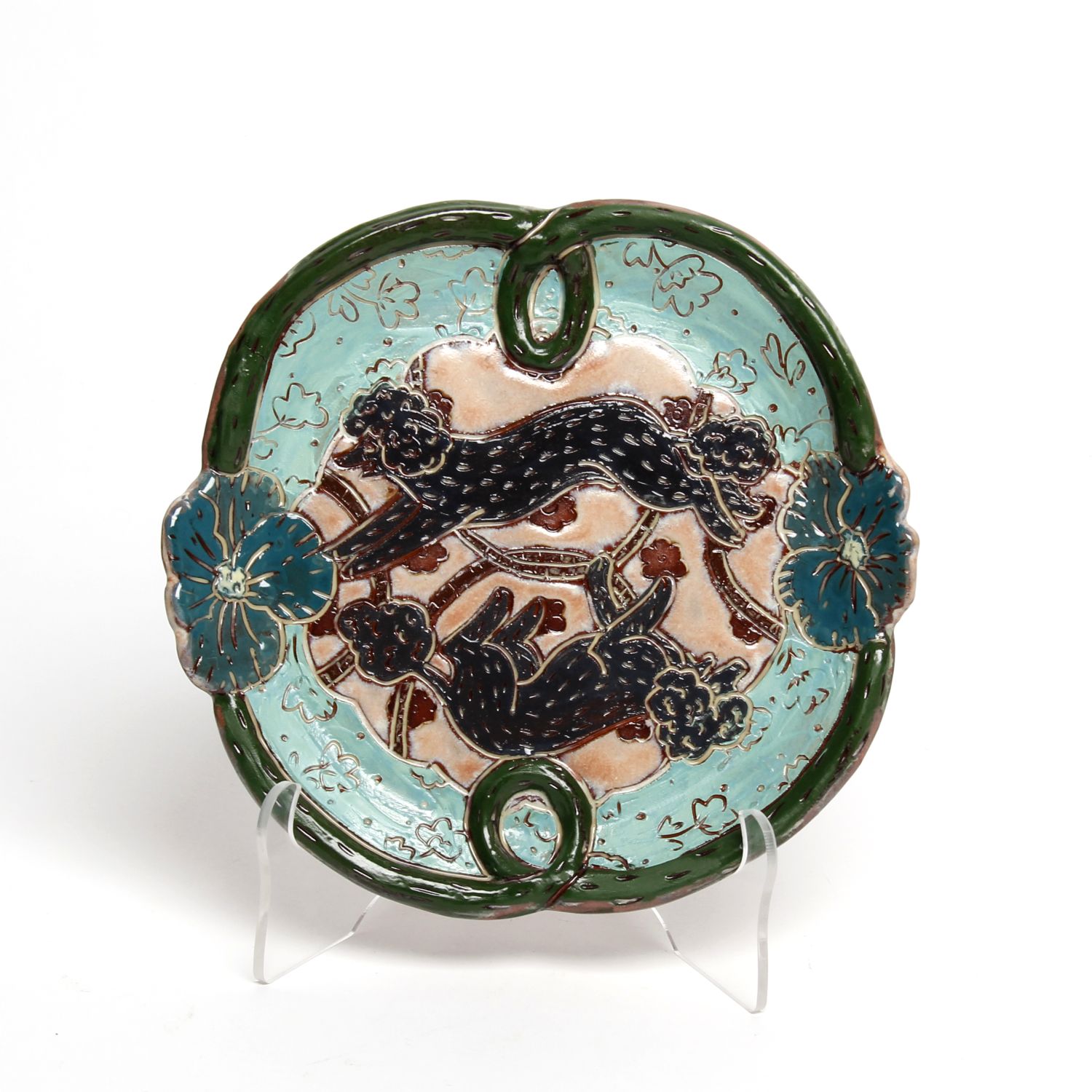 Zoe Pinnell: Poodle Plate Product Image 1 of 3