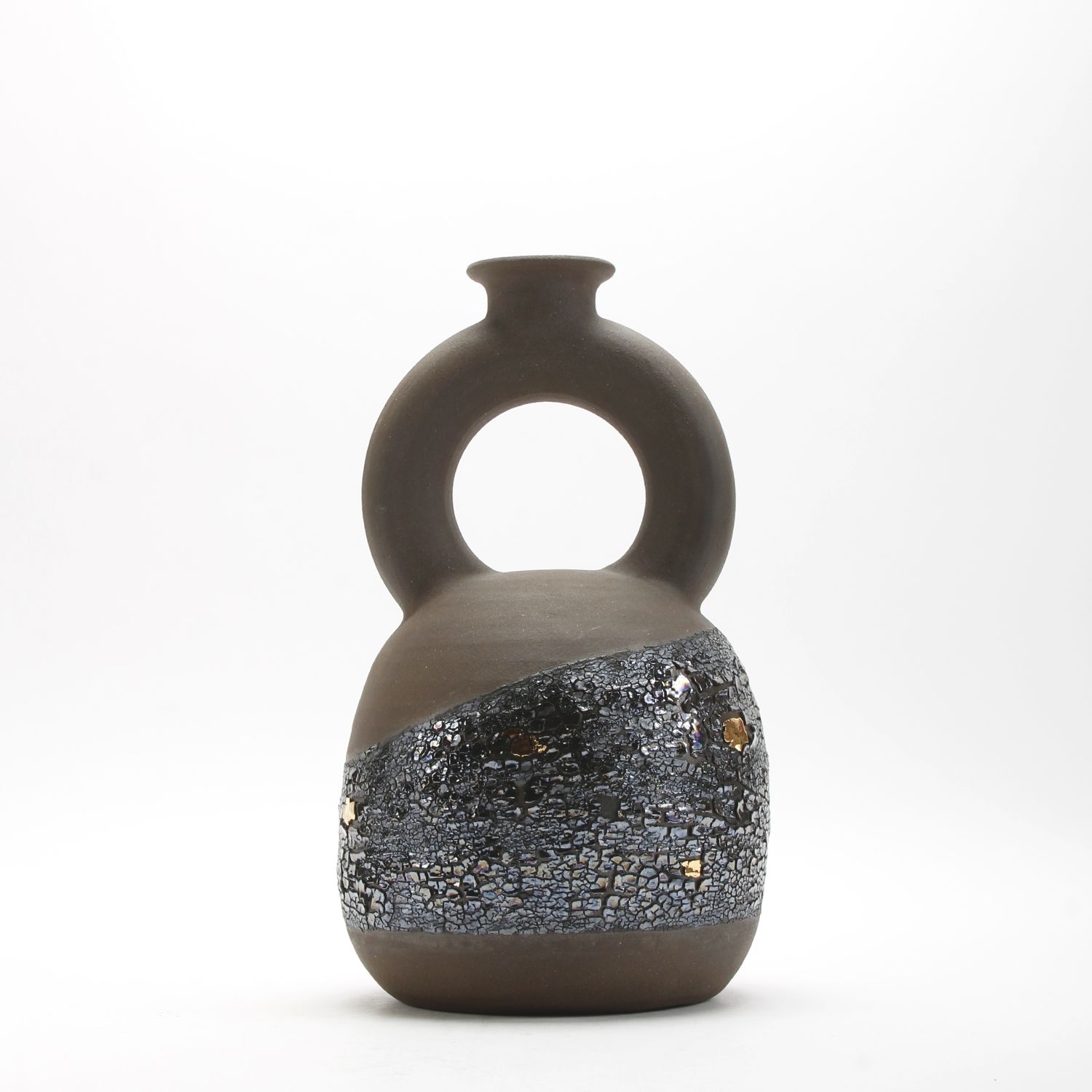 Cuir Ceramics: Large Brown Vessel Product Image 1 of 3