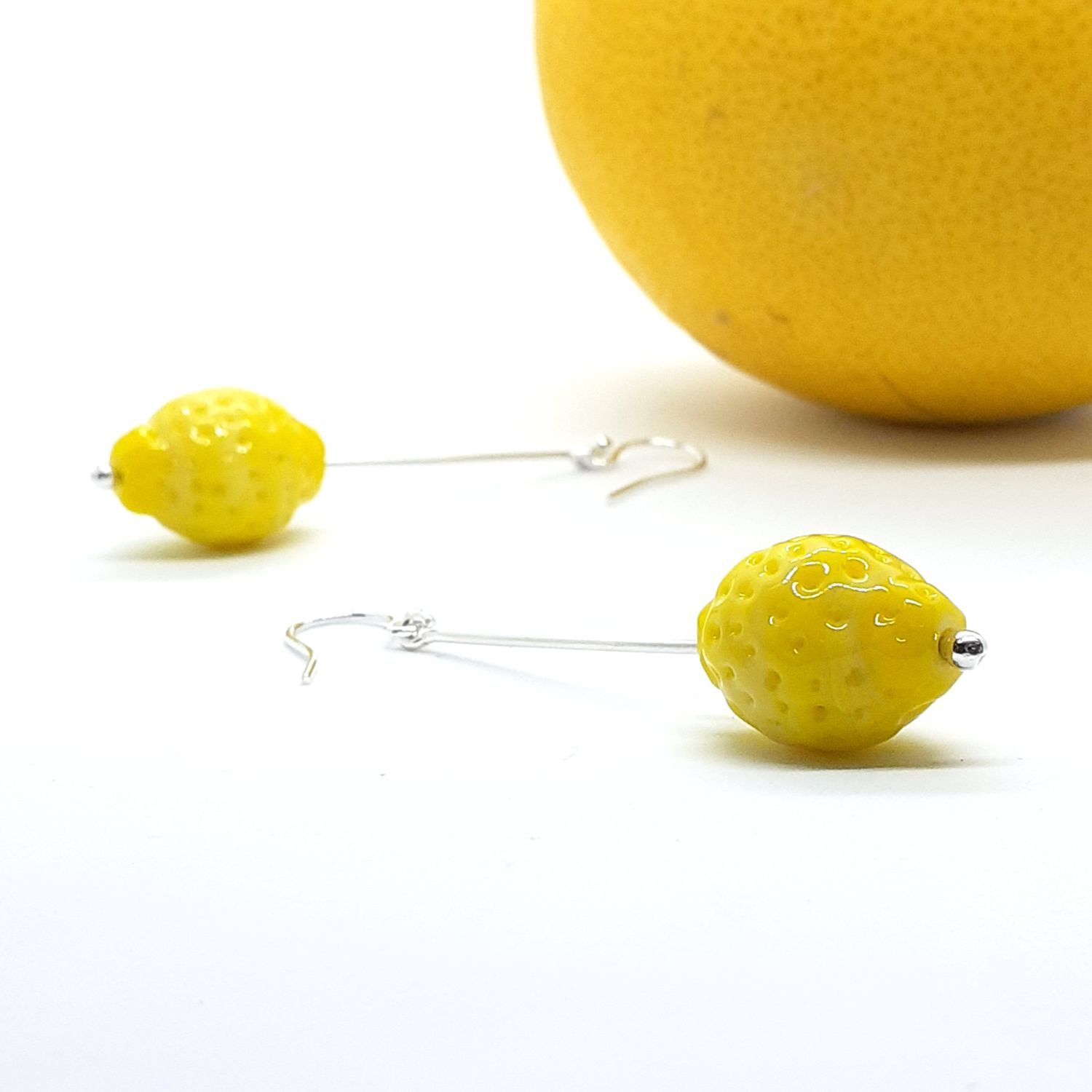Nadia Tasci: Lemon Earrings Product Image 1 of 1