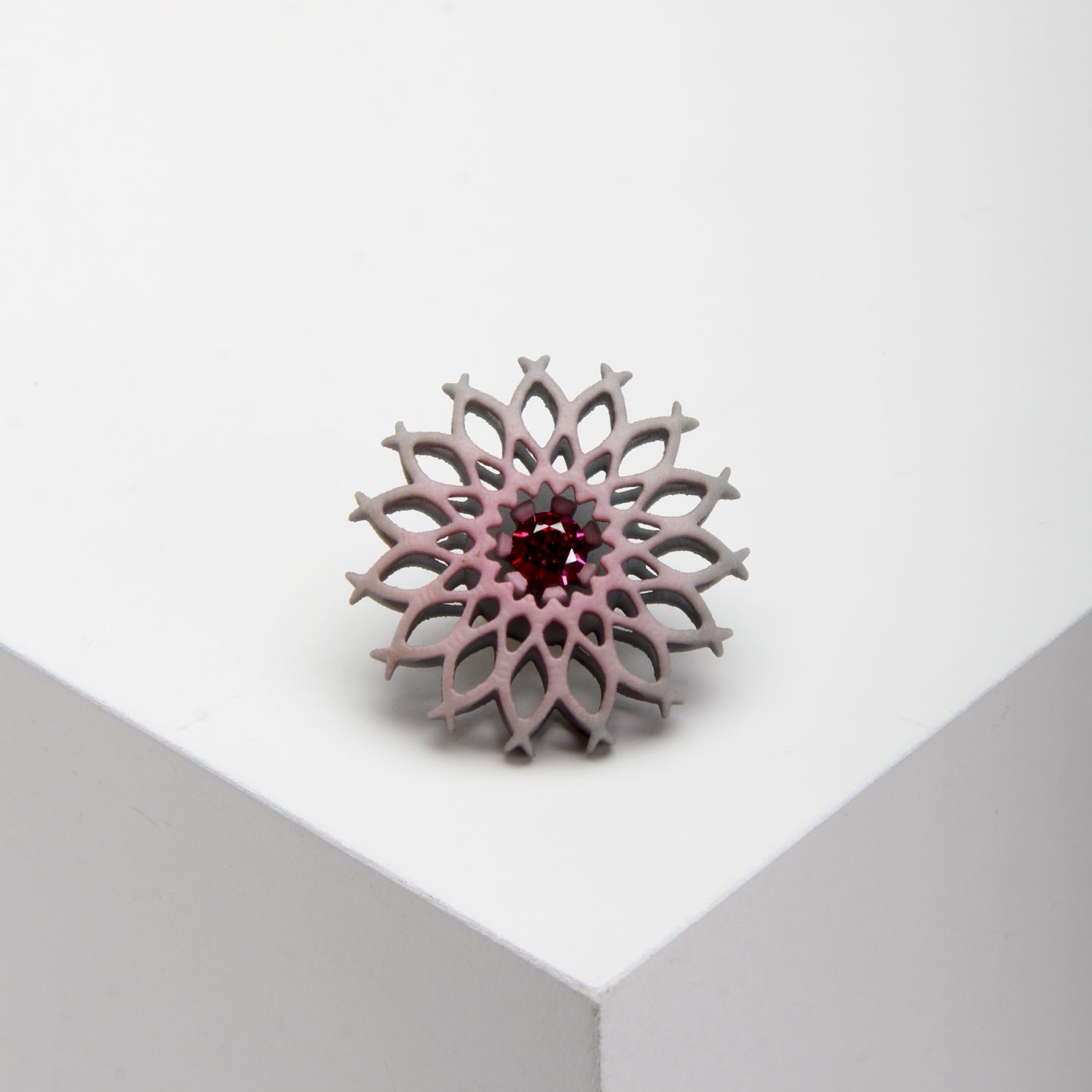 Kormar: Mandala Pin w Gemstone Product Image 2 of 3