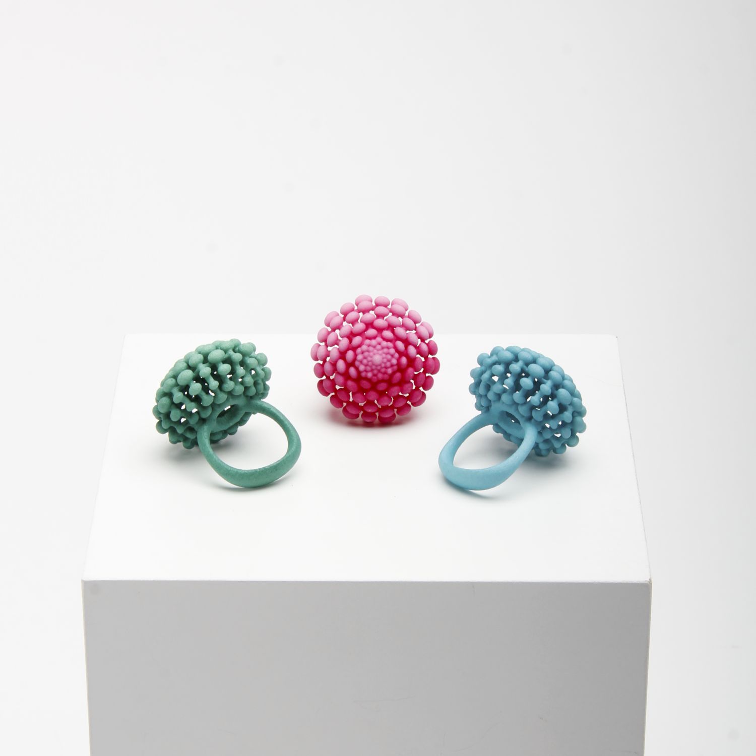 Kormar: Small Geometric Bloom Ring Product Image 2 of 5