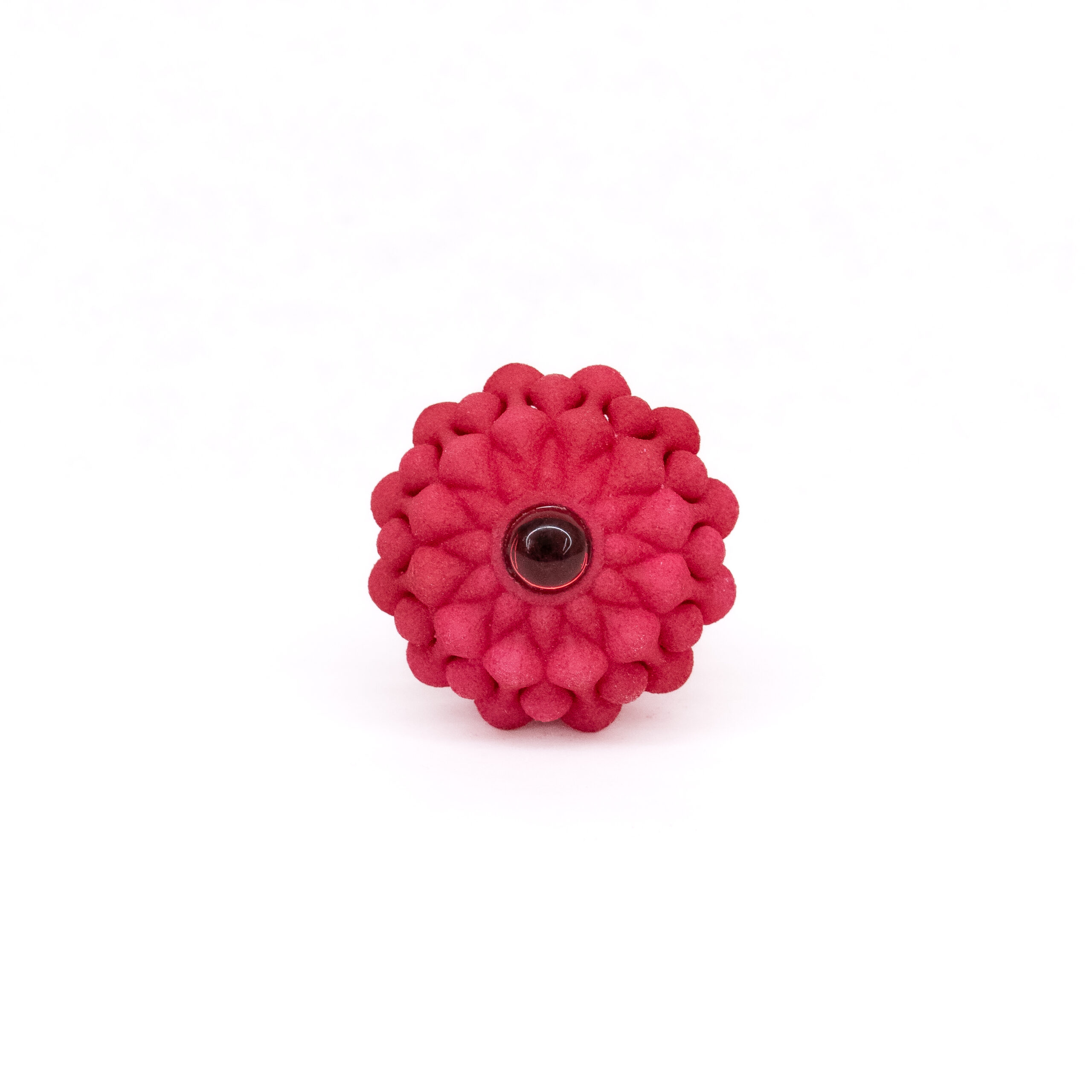 Kormar Jewellery: Pink Ring with Pink Glass Product Image 2 of 2