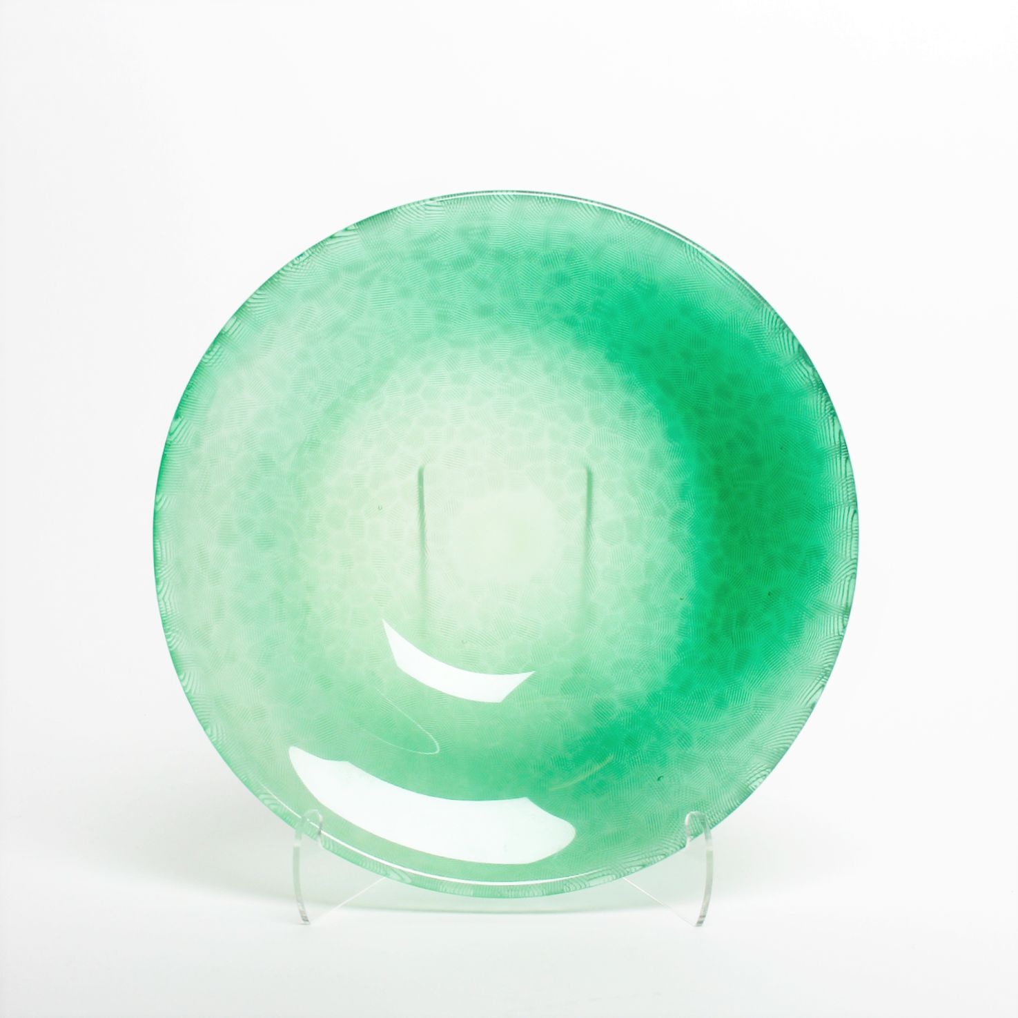 Gordon Boyd: Crosshatch Bowl in Green Product Image 1 of 3