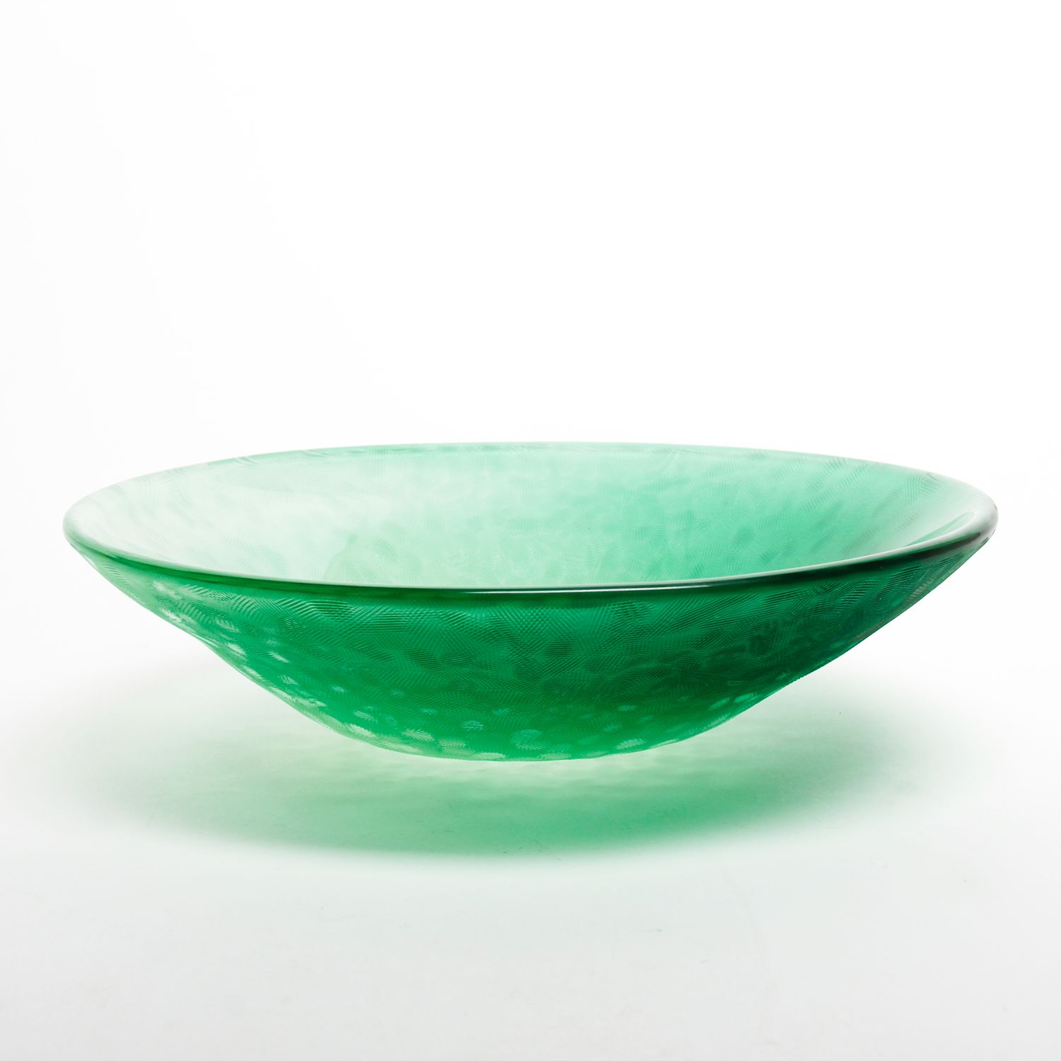 Gordon Boyd: Crosshatch Bowl in Green Product Image 2 of 3