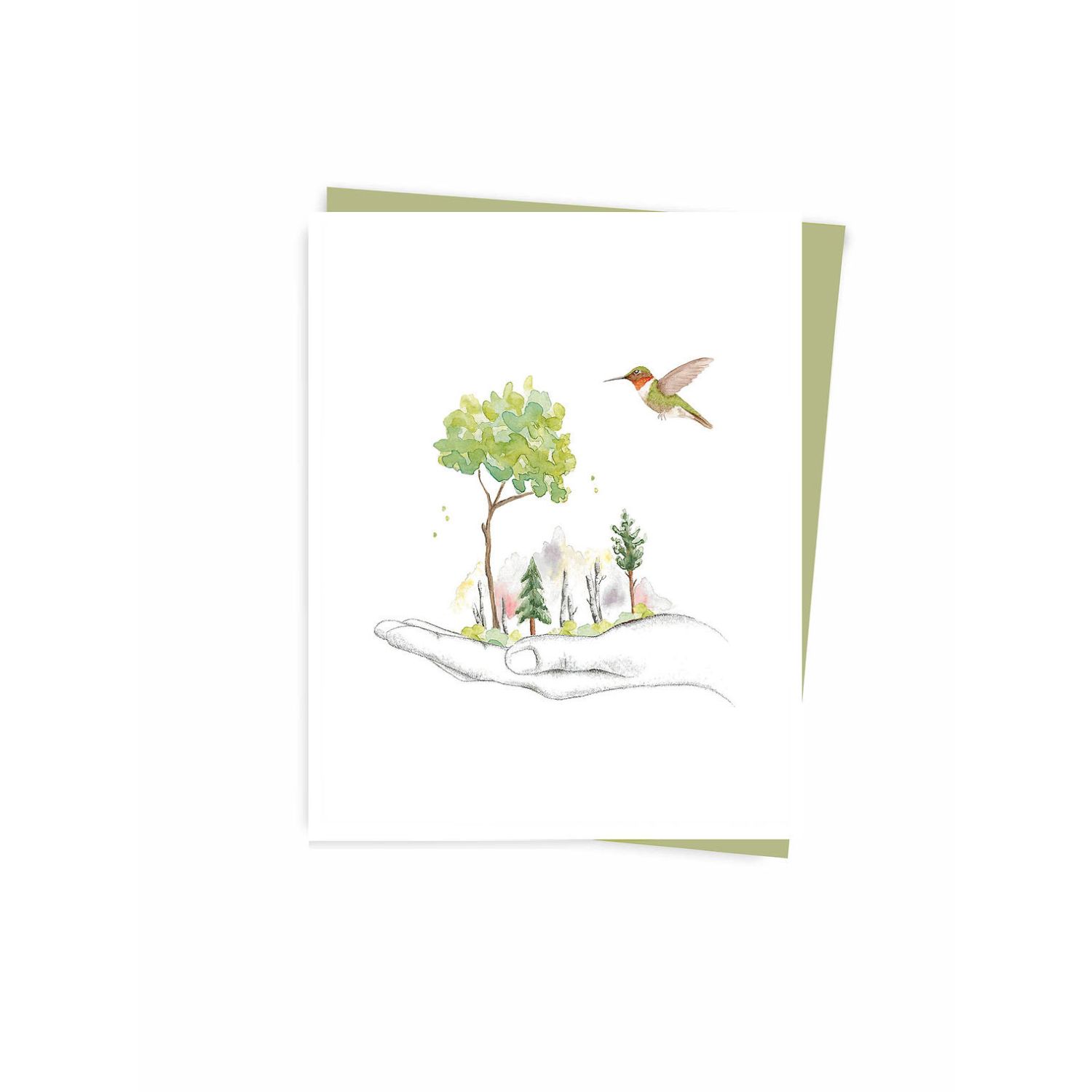 Hobeika Art: Greeting Card – In my hand Product Image 1 of 1