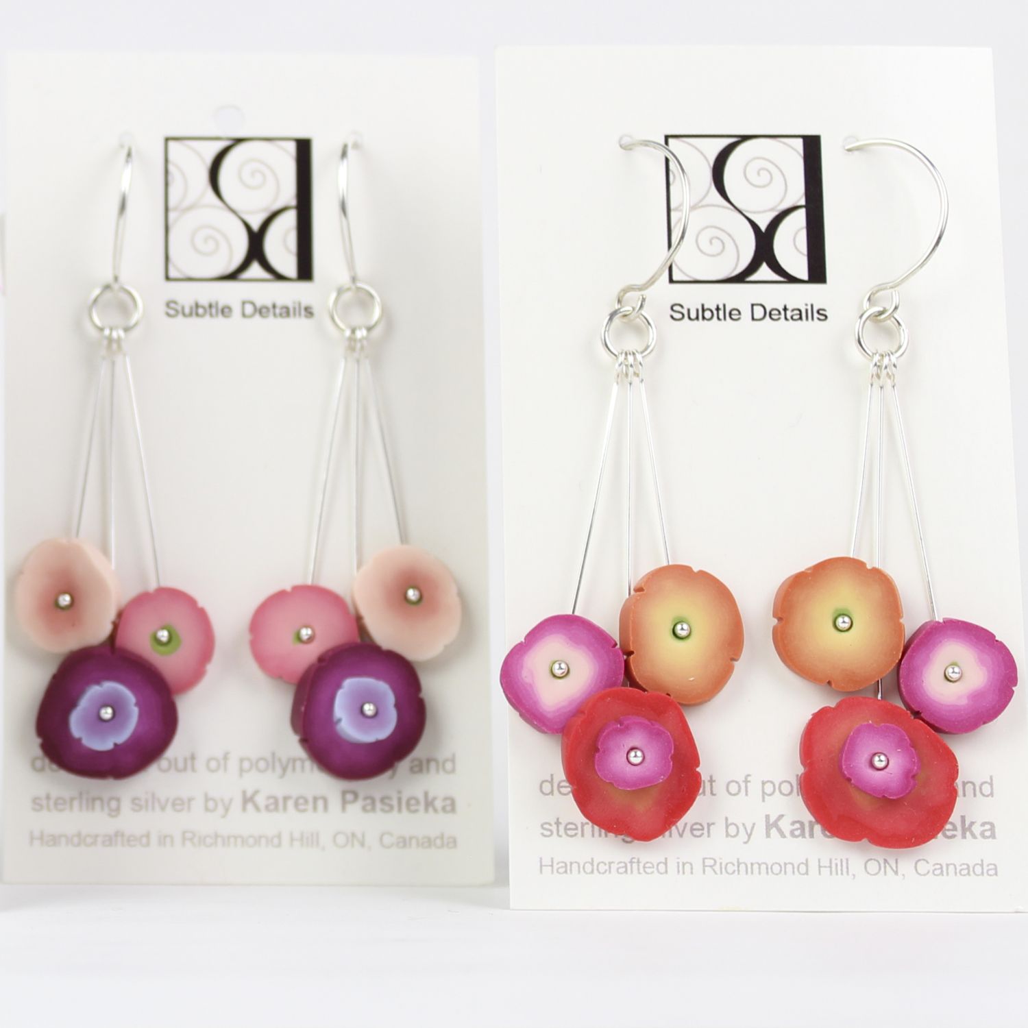Subtle Details: Three Dot Flower Earrings (Each sold separately) Product Image 2 of 2