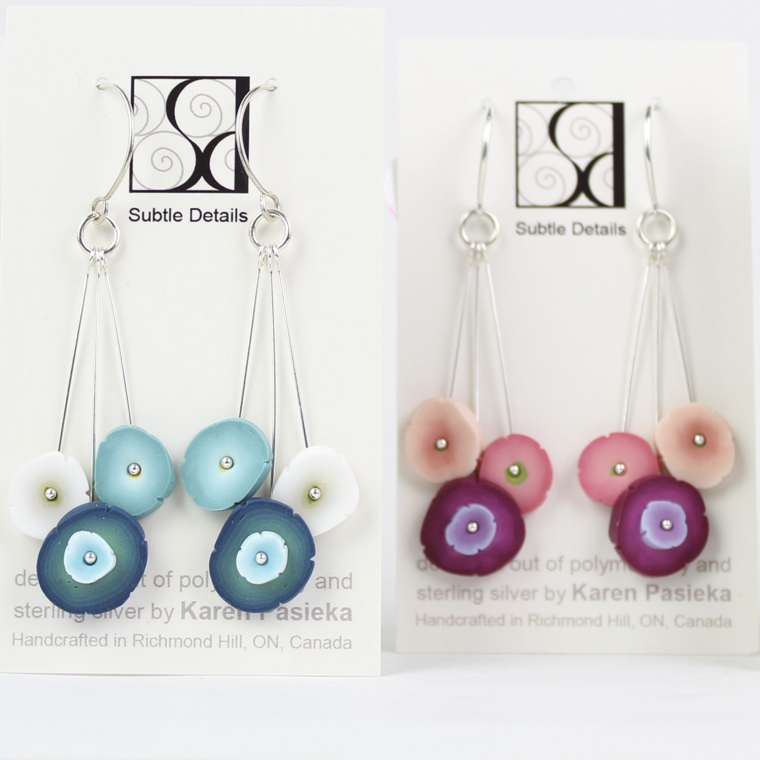 Subtle Details: Three Dot Flower Earrings (Each sold separately) Product Image 1 of 2