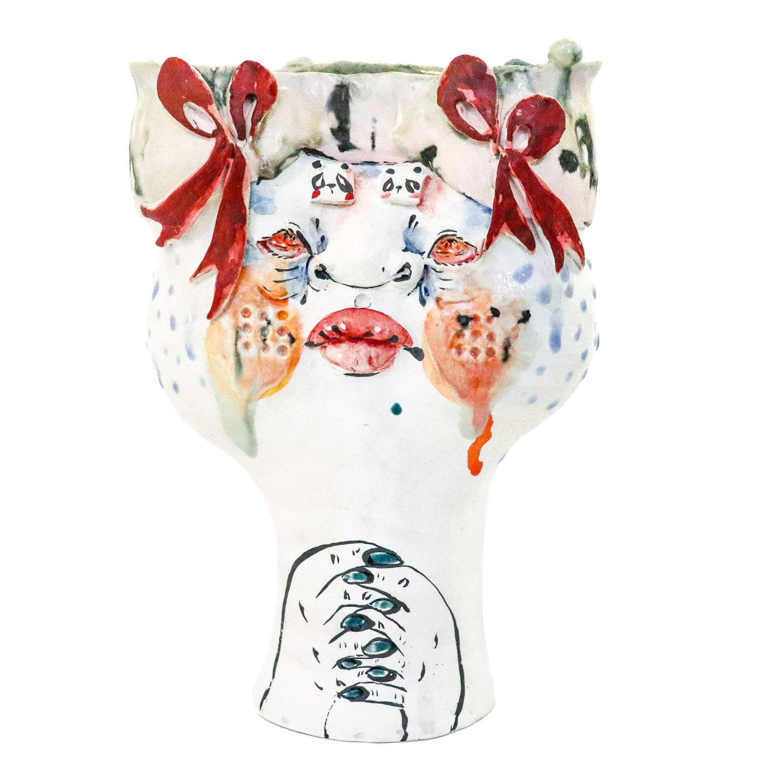 Sami Tsang: Tall Two Faced Vase Product Image 1 of 6