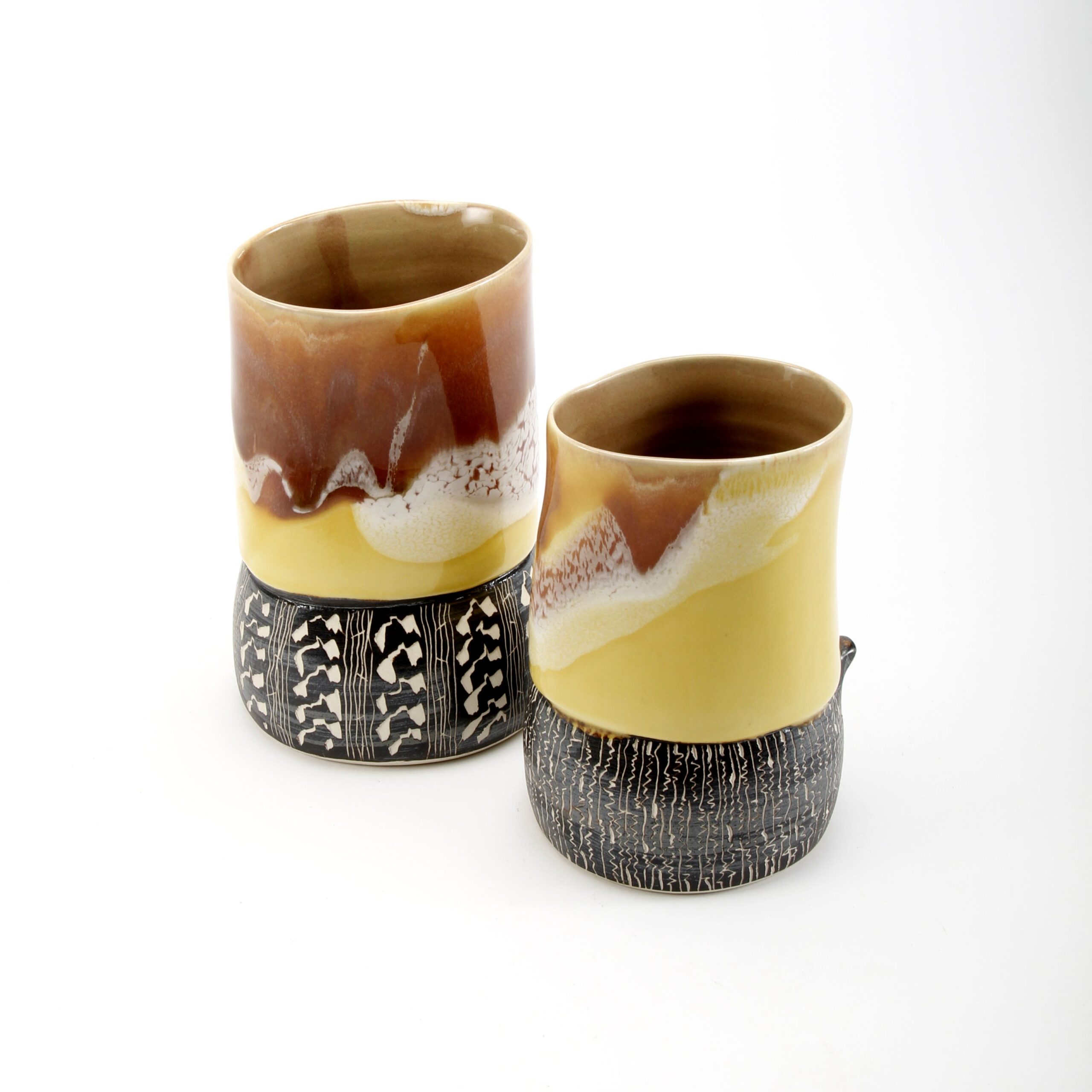 Jane Wilson: Assorted Vases- Black, White and Yellow Product Image 4 of 4