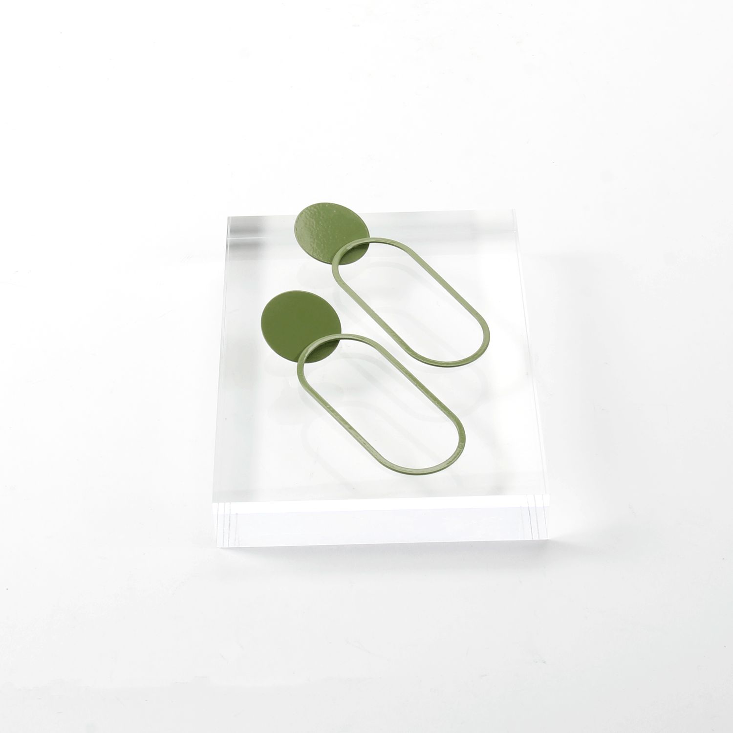 Days of August: Monaco Earrings in Avo Green Product Image 2 of 2