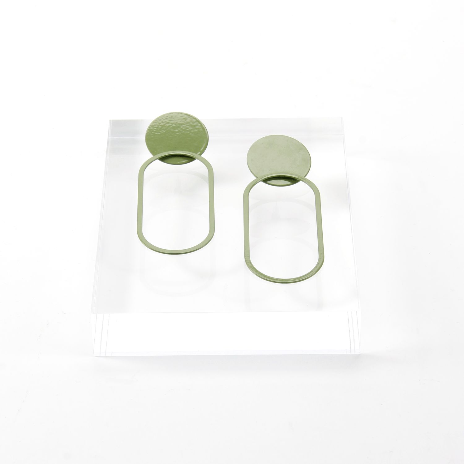 Days of August: Monaco Earrings in Avo Green Product Image 1 of 2