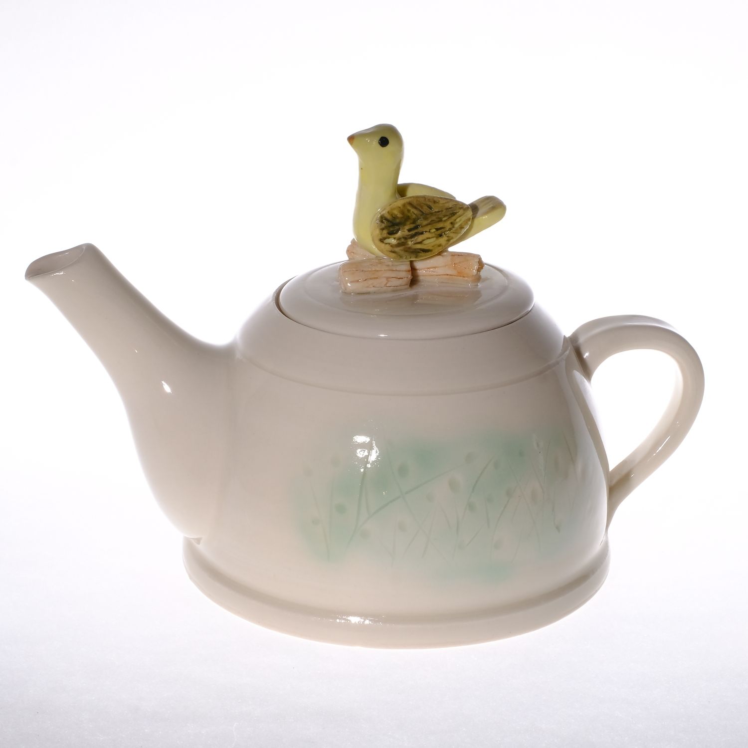 Yumiko Katsuya: Teapot with Bird Product Image 1 of 2