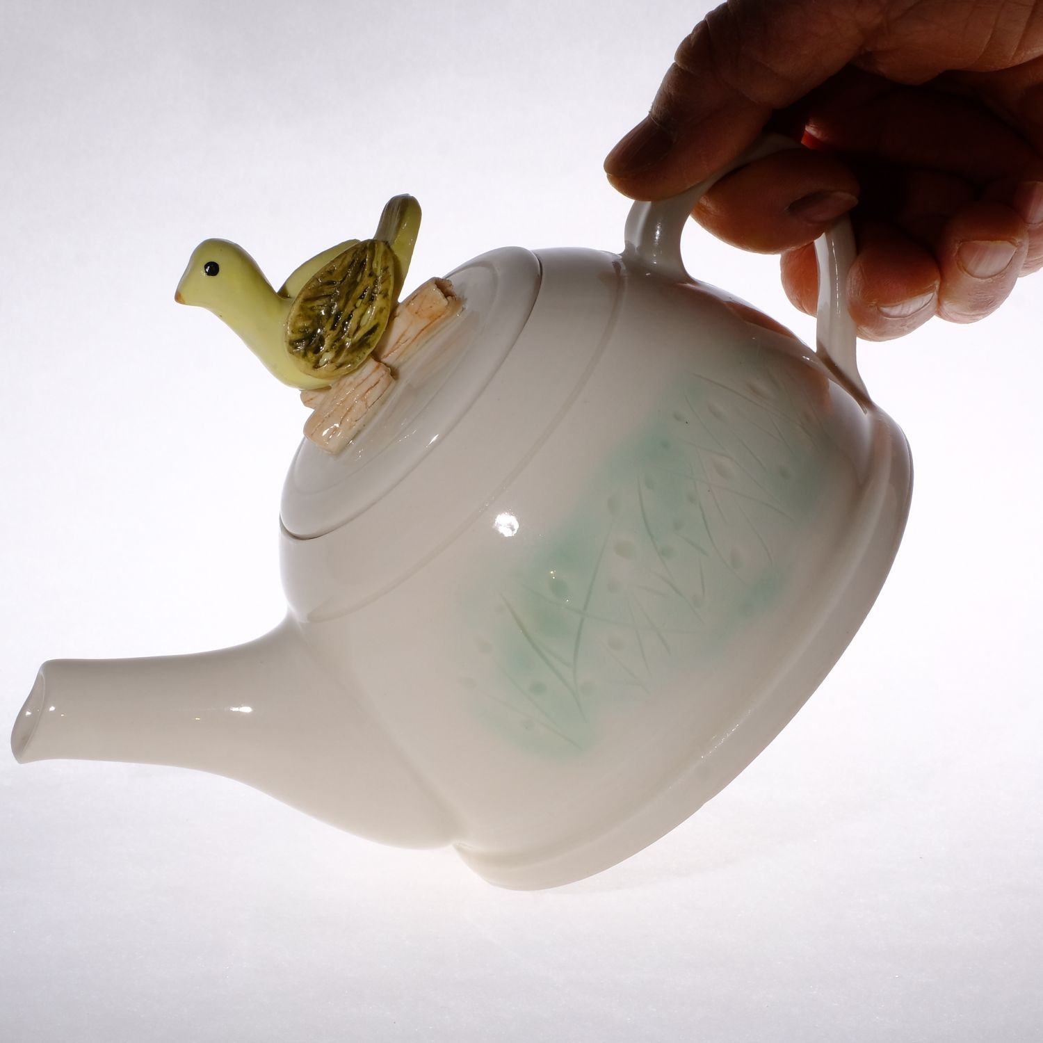 Yumiko Katsuya: Teapot with Bird Product Image 2 of 2