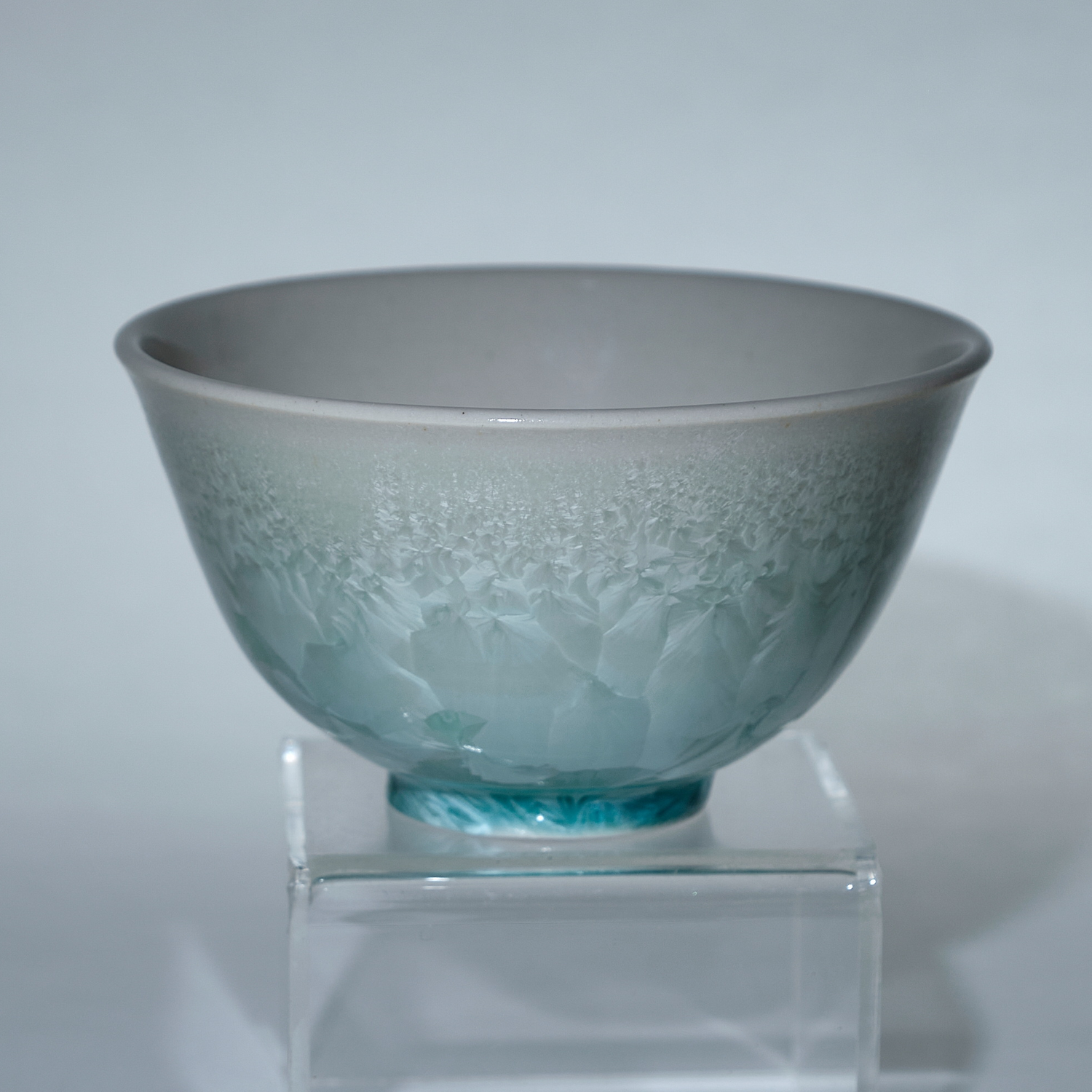 Yumiko Katsuya: Light Turquoise Chawan Product Image 1 of 1