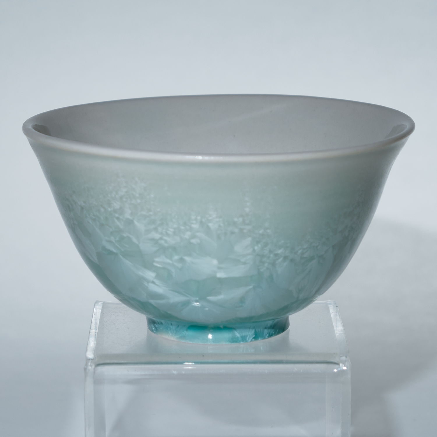 Yumiko Katsuya: Light Turquoise Chawan Product Image 1 of 1