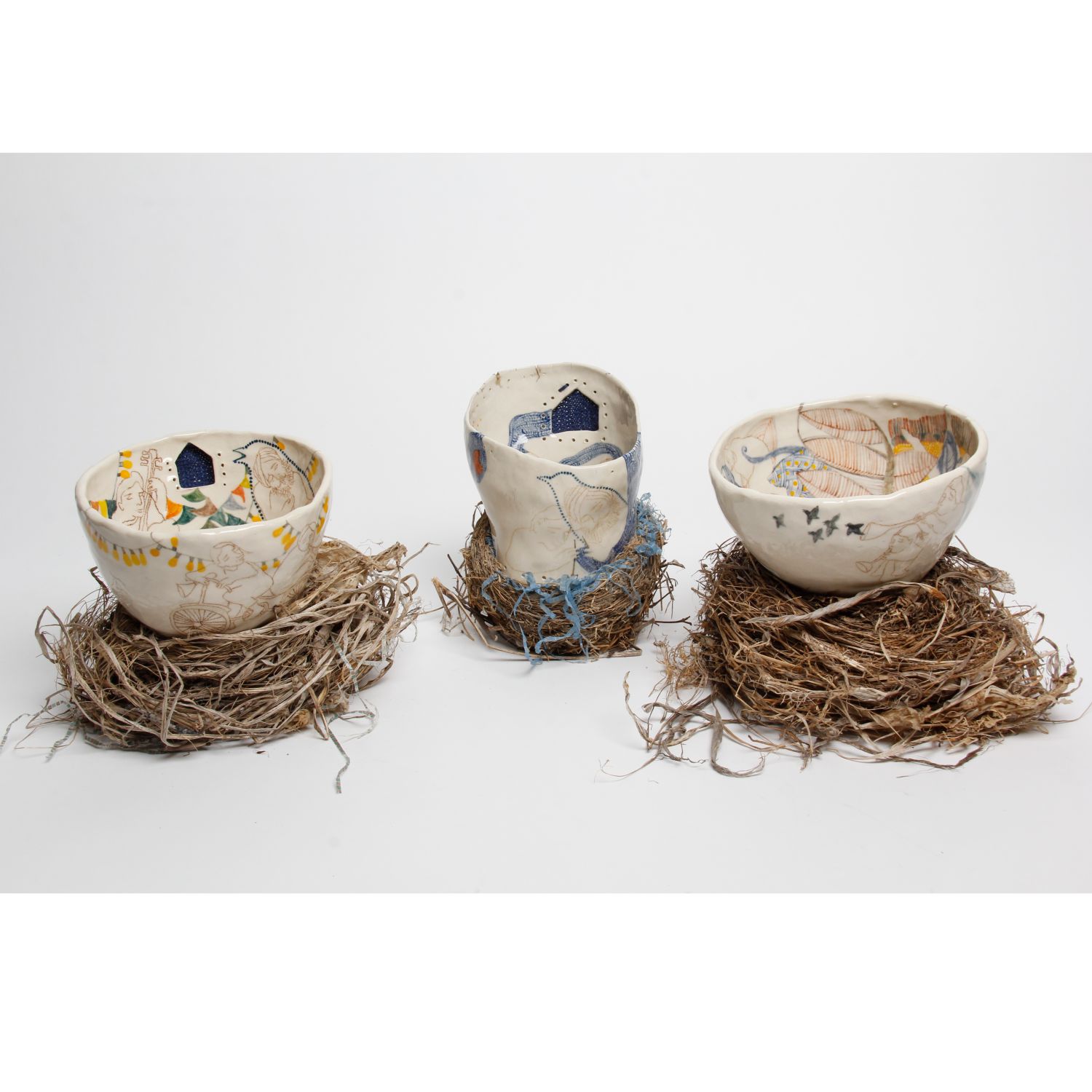 Japneet Kaur: Nesting Bowl – Hollow Bowl (Each sold separately) Product Image 1 of 7