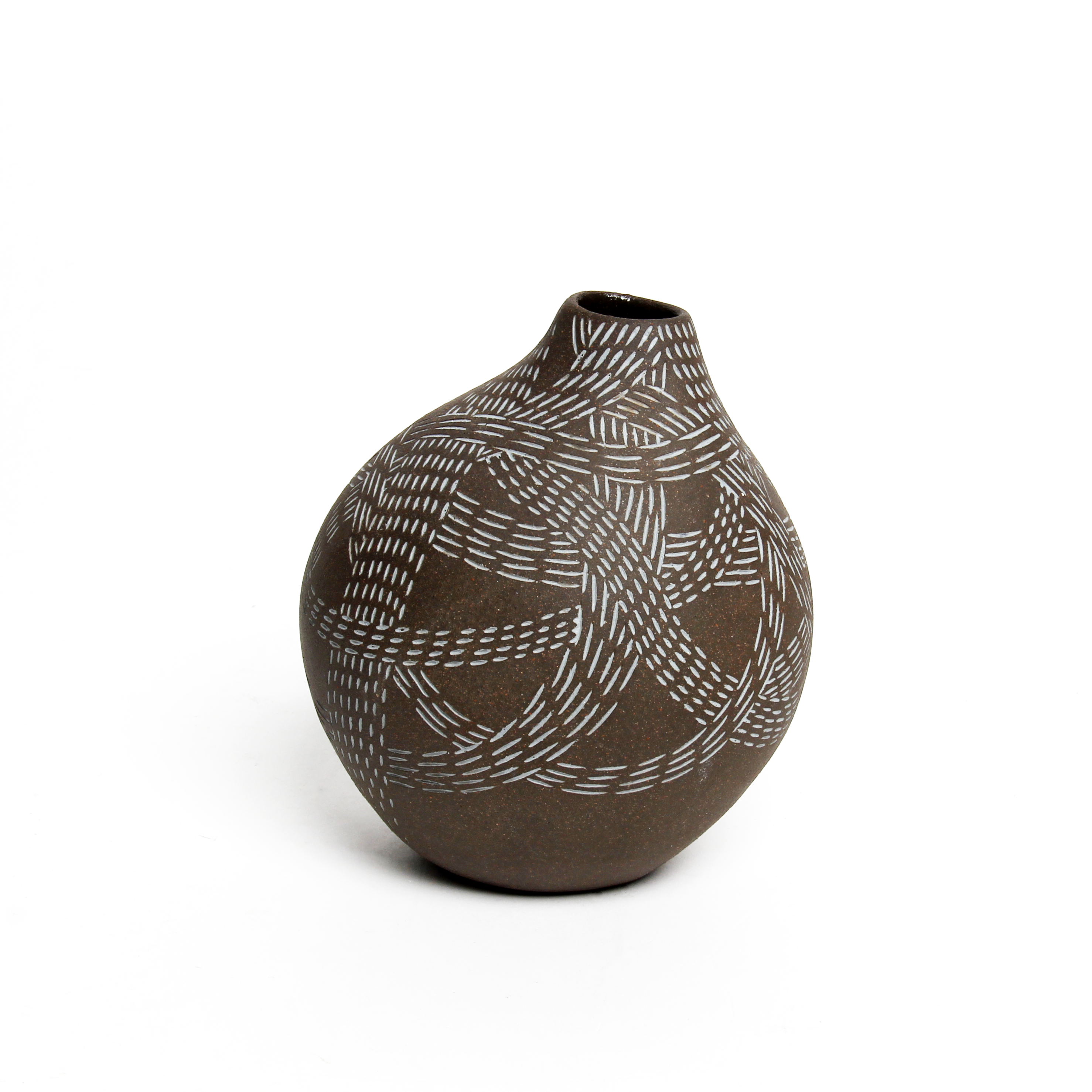 Talia Silva: Small Black and Blue Inlay Vessel (Each sold separately) Product Image 4 of 5