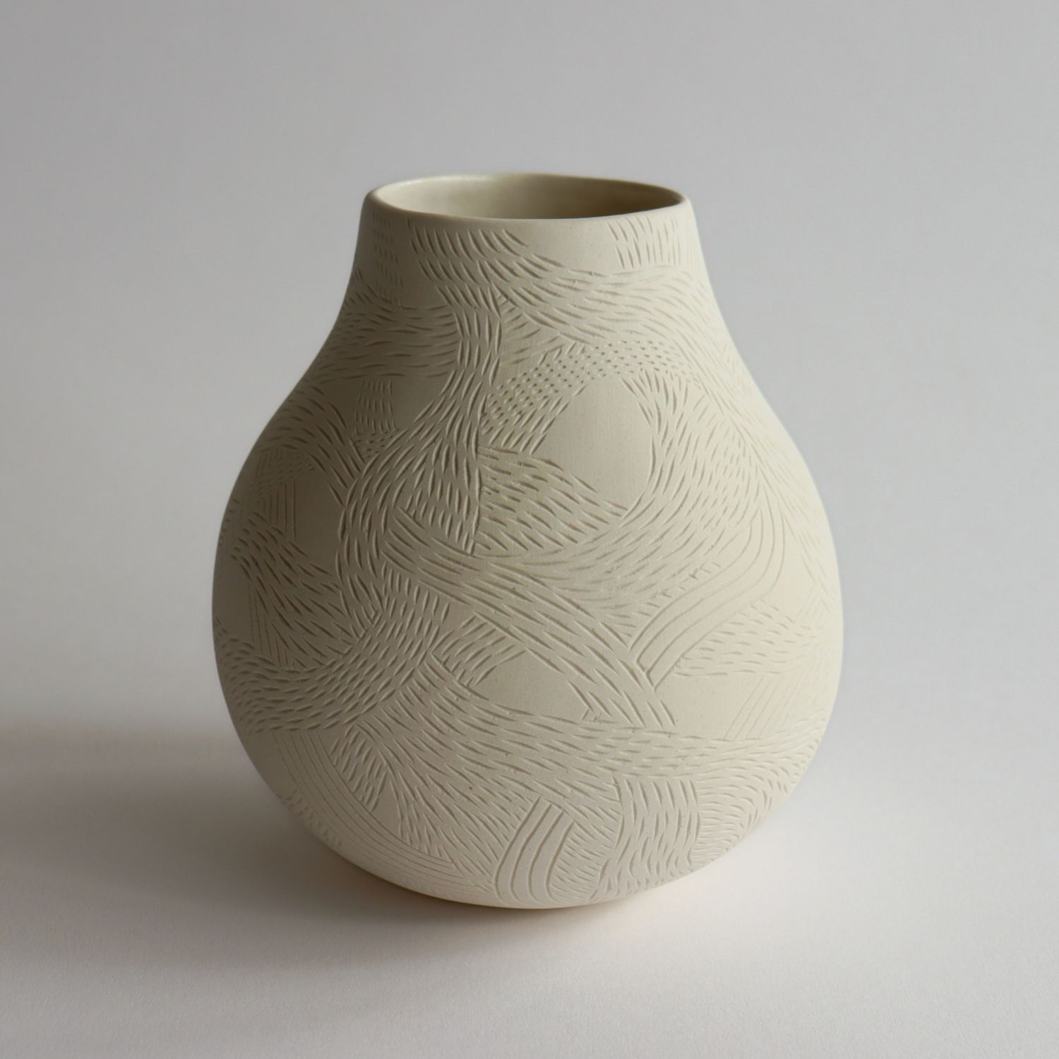 Talia Silva: Subtle Echoes – Orb Vessel Fully Carved Product Image 1 of 1