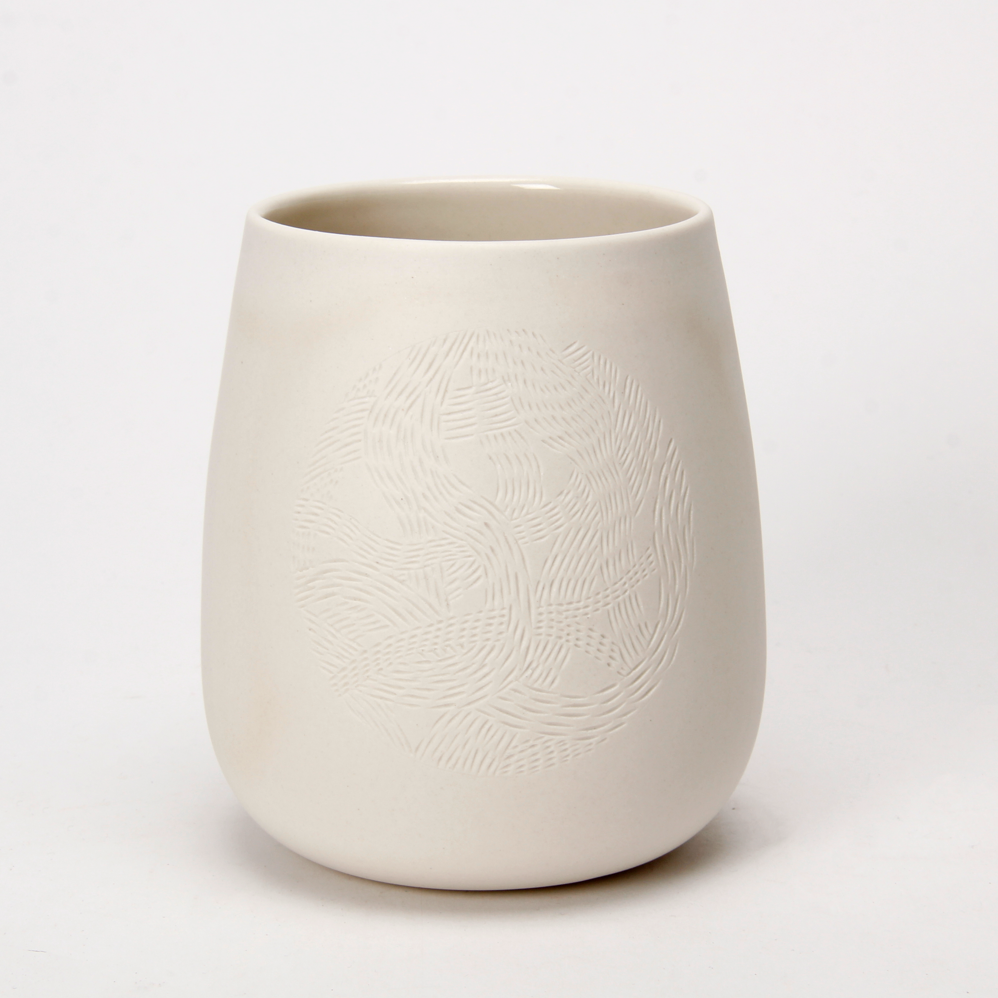 Talia Silva: Subtle Echoes – Naturally Carved Vessel Cup Product Image 1 of 2