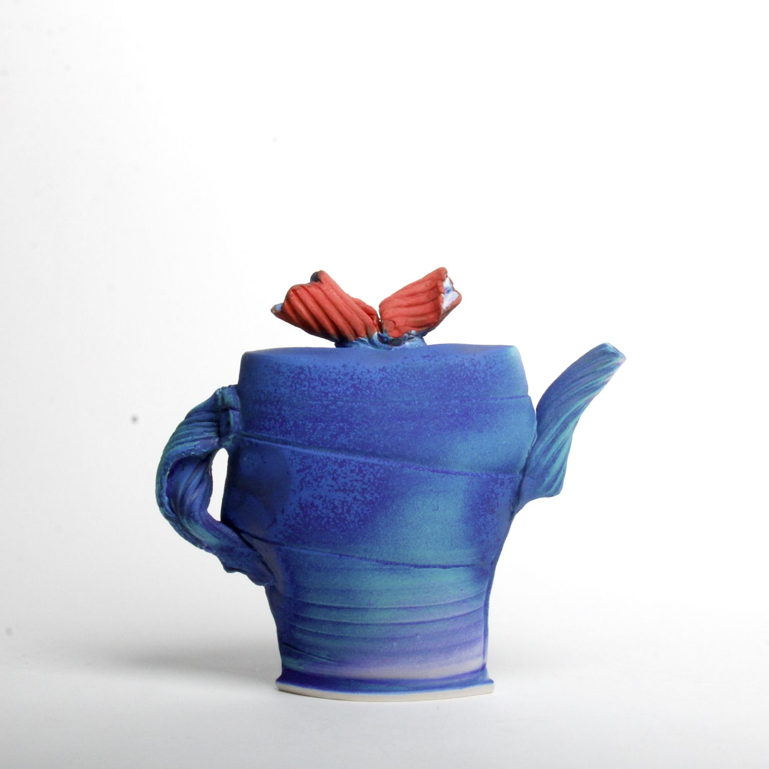 Shu-Chen Cheng: Blue Teapot Sculpture Product Image 1 of 2