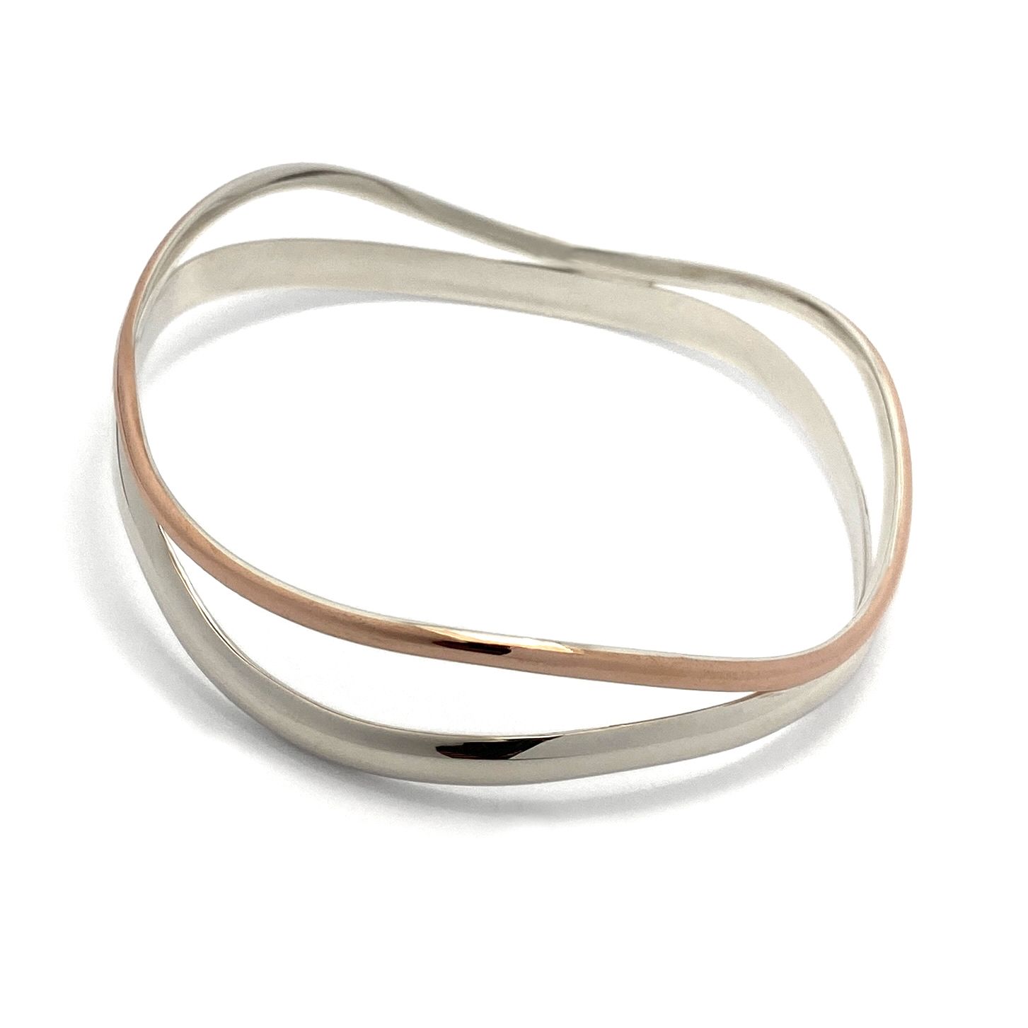 Claudine Moncion: Double Curved Bangle Product Image 1 of 1