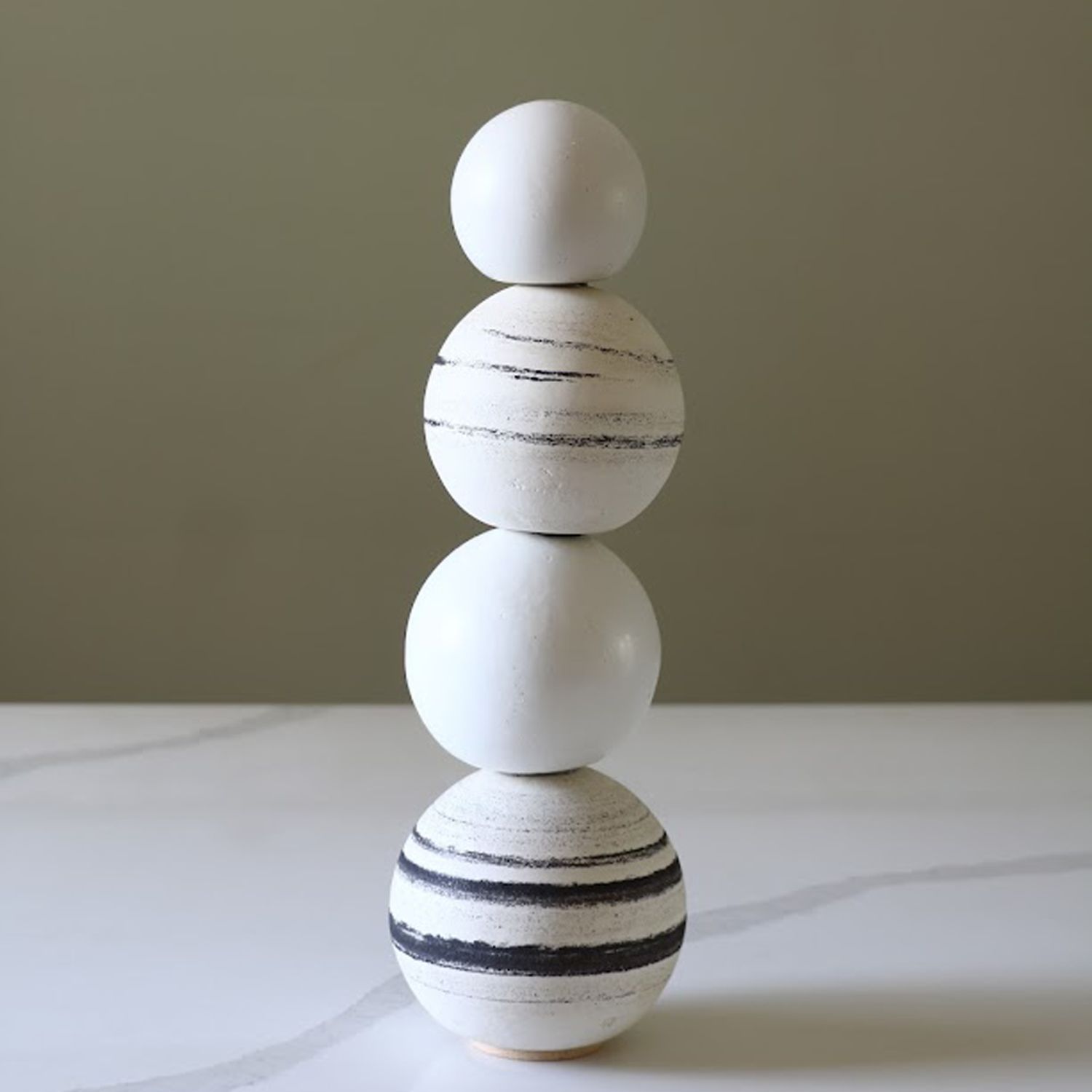 Celina K Ferreira: Stacked B – White & Black Product Image 1 of 5