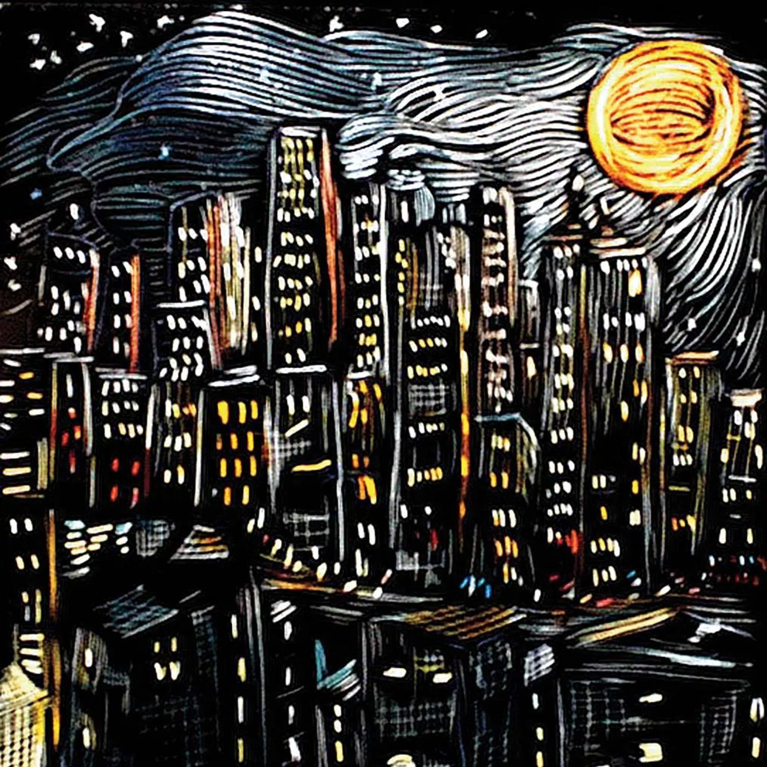 Lisa Martini-Dunk: City Moon – Notecard Product Image 1 of 2