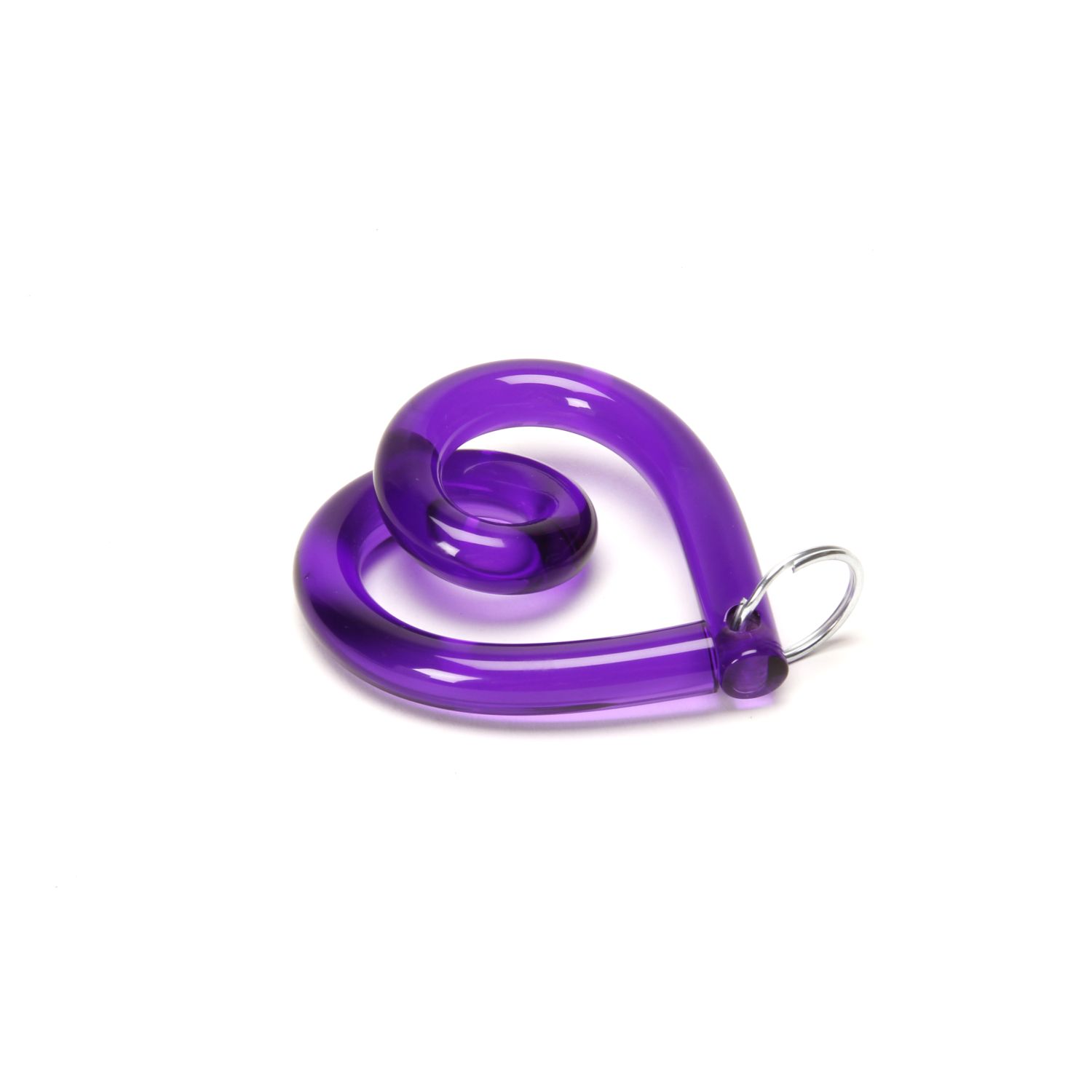 Corey Moranis: Heart Keychain Purple Product Image 1 of 3